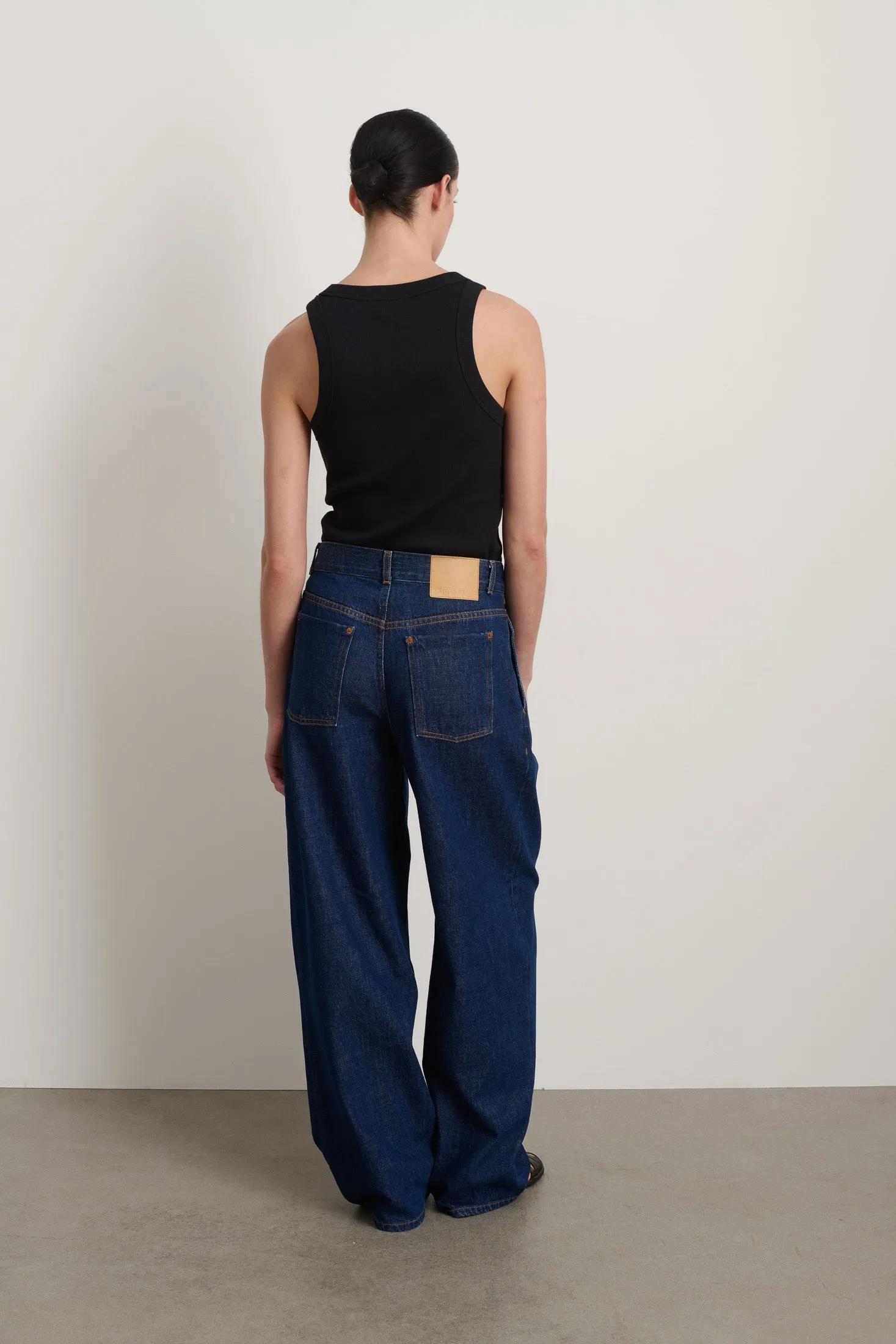 B Sides Pleated Pant Blue Rinse sold by B Sides Jeans product image thumbnail 4