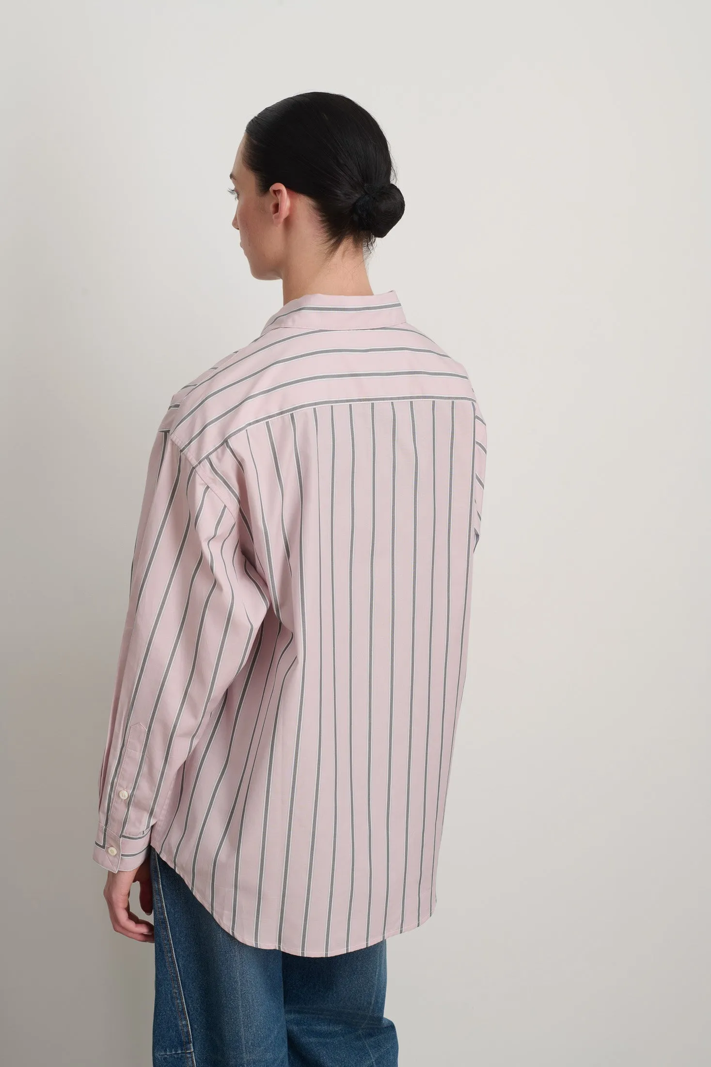 Nolan Shirt Pink Yarn Dye Stripe sold by B Sides Jeans product image thumbnail 5