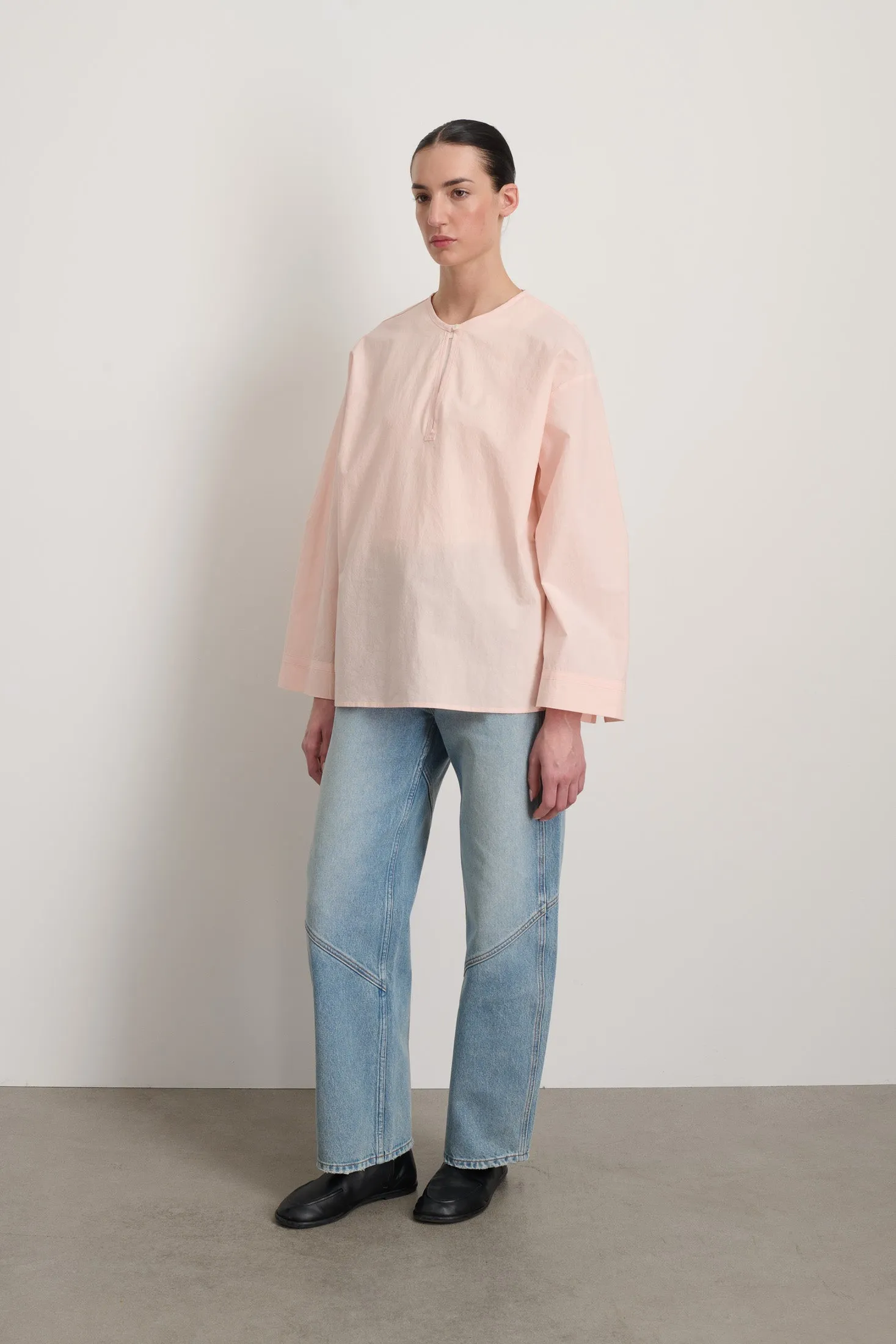 Poplin Popover Pale Pink sold by B Sides Jeans product image thumbnail 2