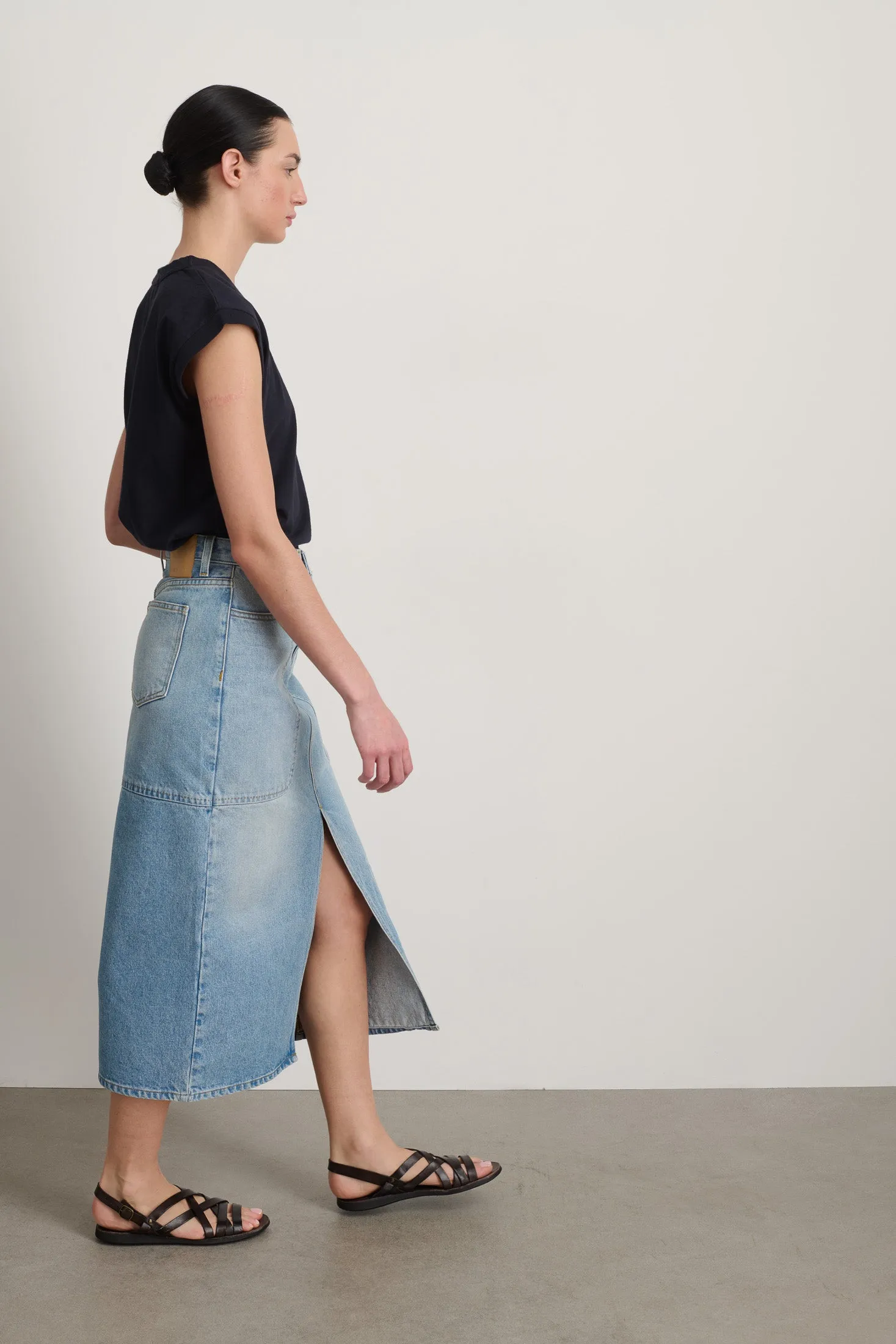 Hill Jean Skirt Super Lt. Vintage sold by B Sides Jeans product image thumbnail 4