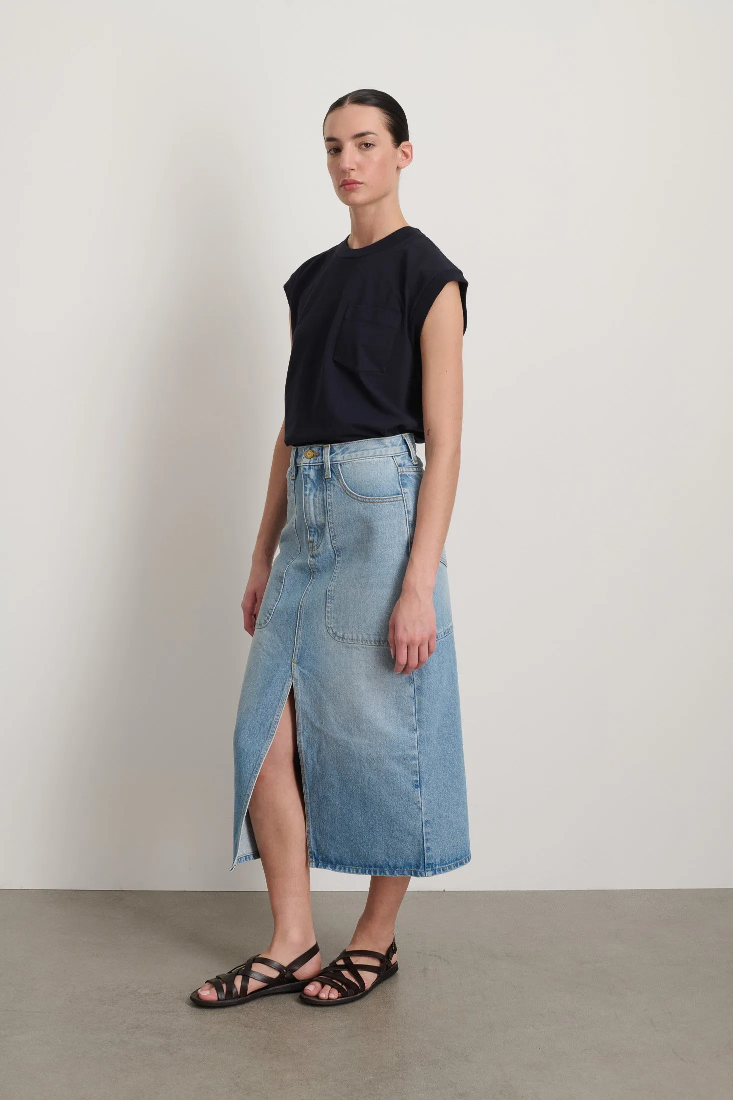 Hill Jean Skirt Super Lt. Vintage sold by B Sides Jeans product image thumbnail 2