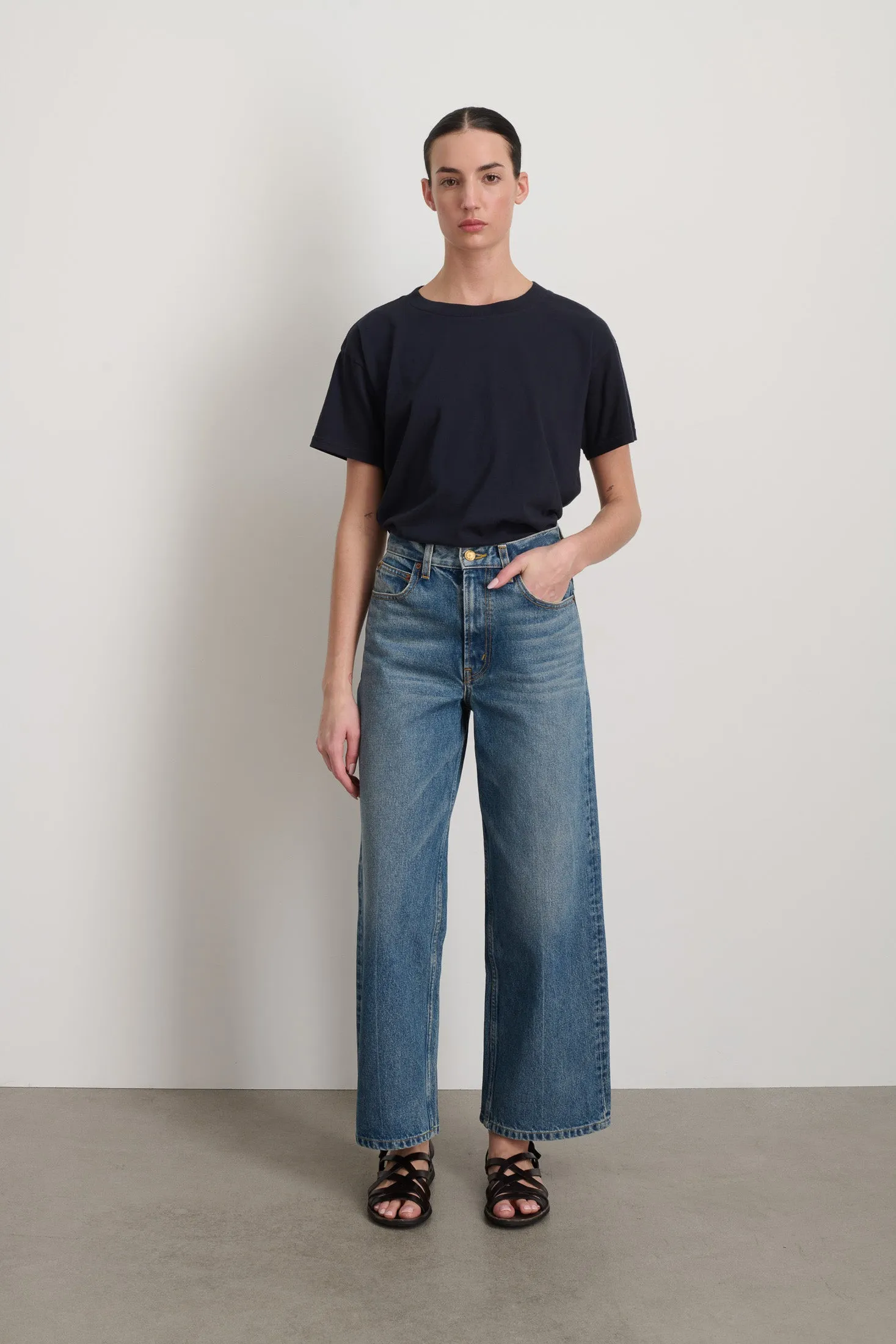 Elissa Jean Vista Blue sold by B Sides Jeans