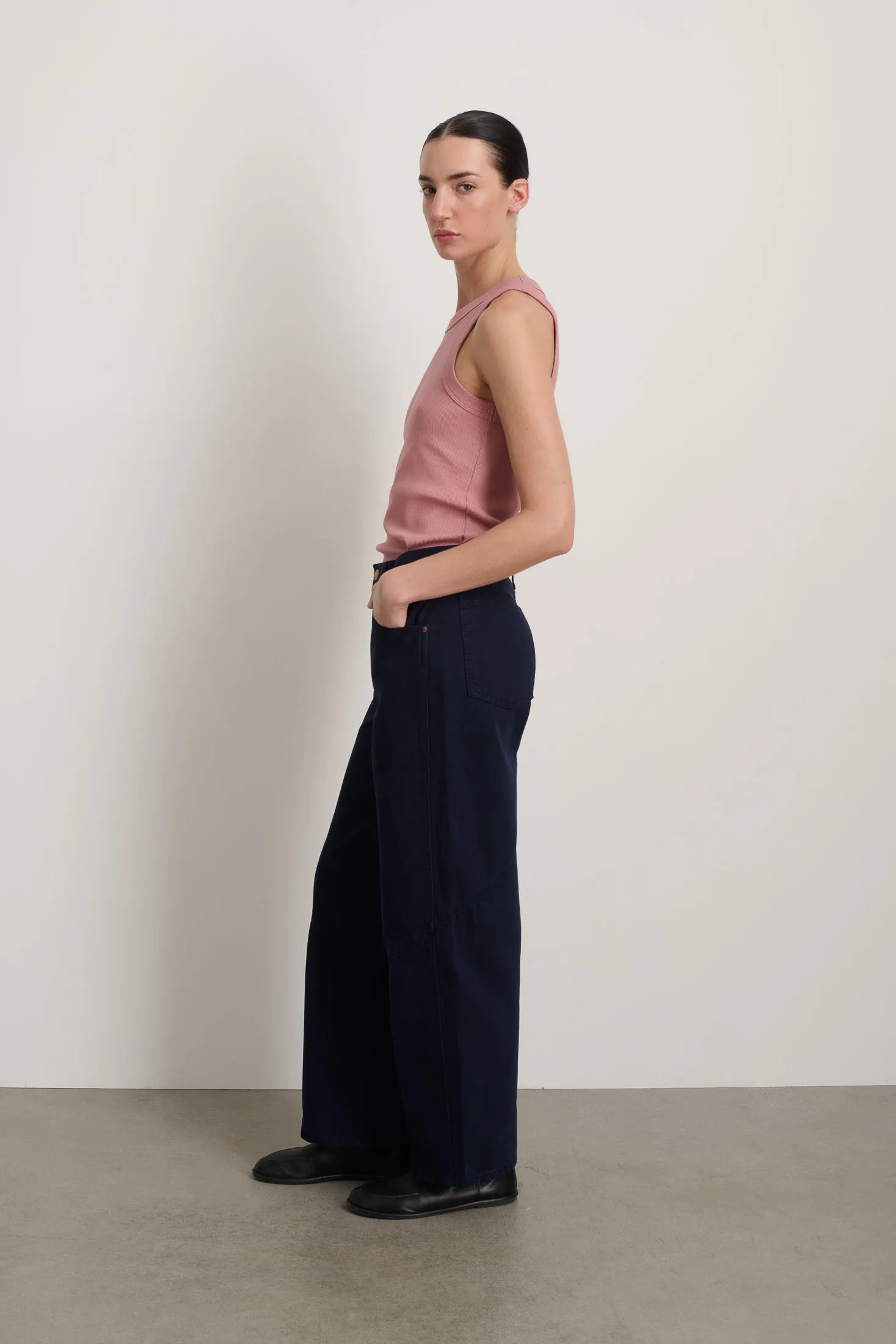 Seamed Leroy Marine Overdye sold by B Sides Jeans product image thumbnail 3