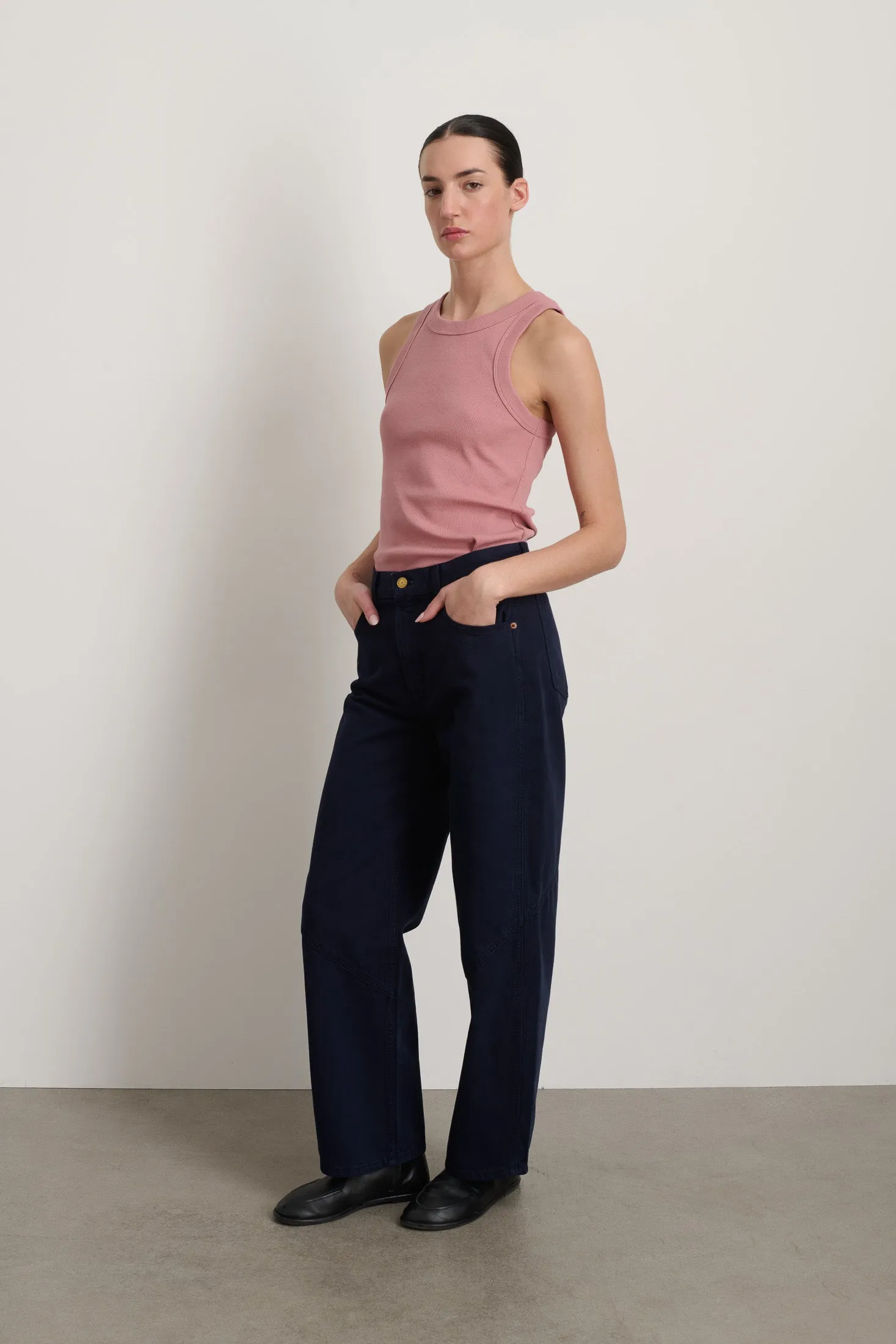 Seamed Leroy Marine Overdye sold by B Sides Jeans product image thumbnail 2