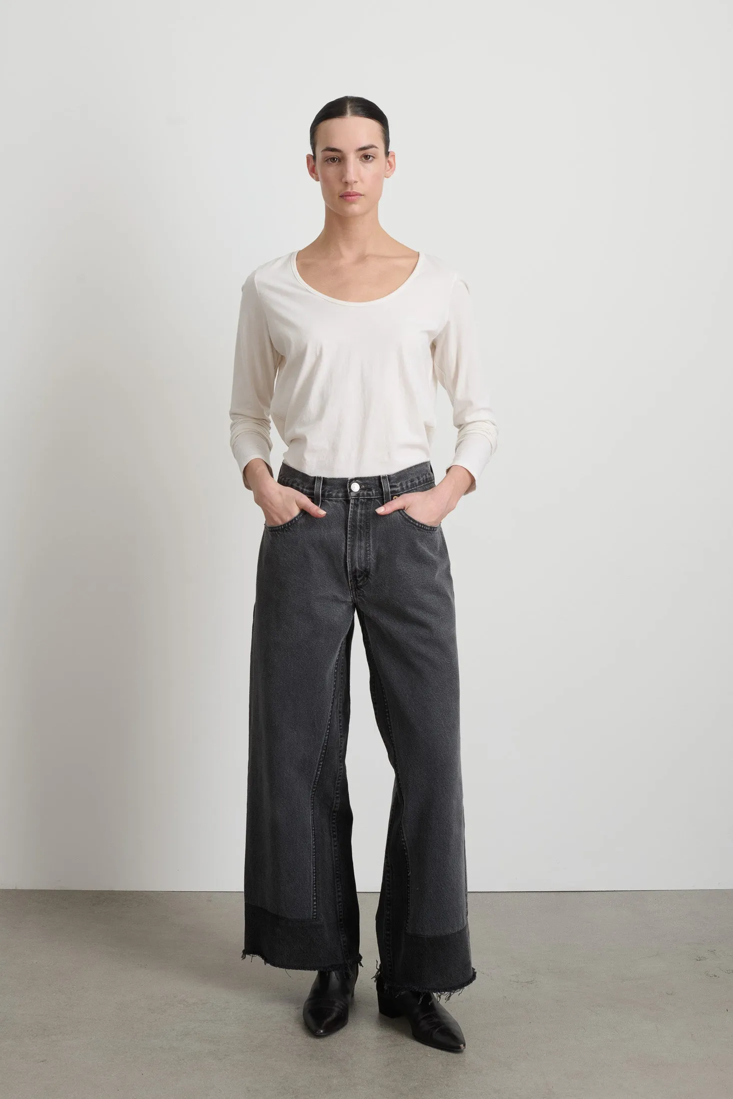 Reworked Vintage Culotte Vintage Black sold by B Sides Jeans