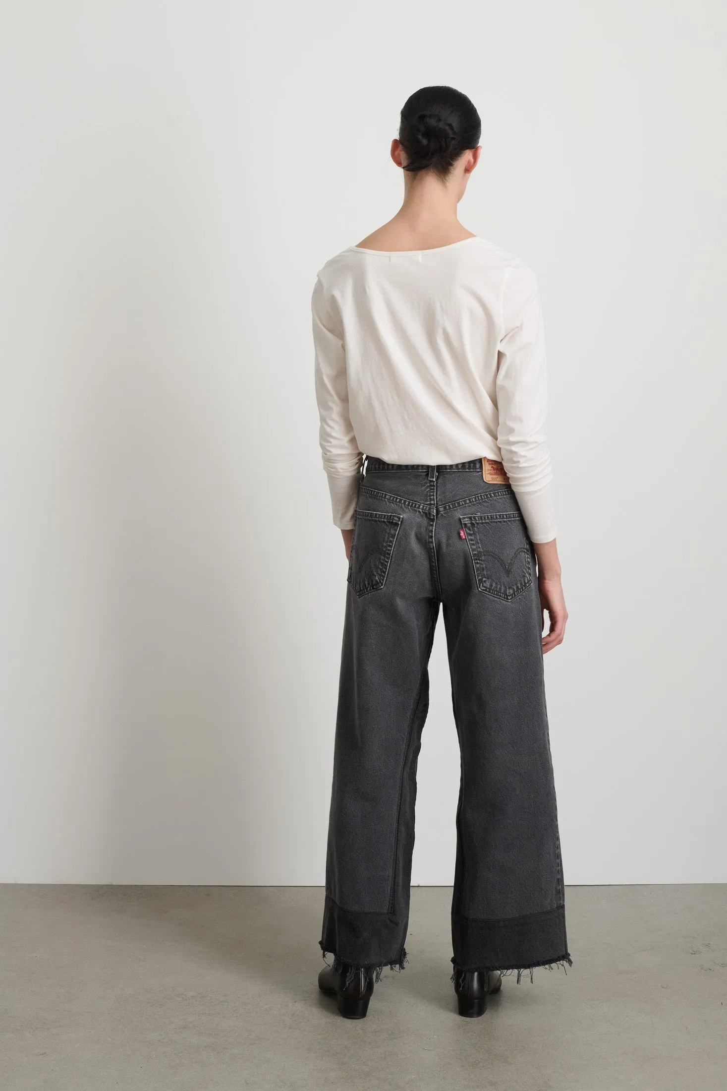 Reworked Vintage Culotte Vintage Black sold by B Sides Jeans product image thumbnail 3