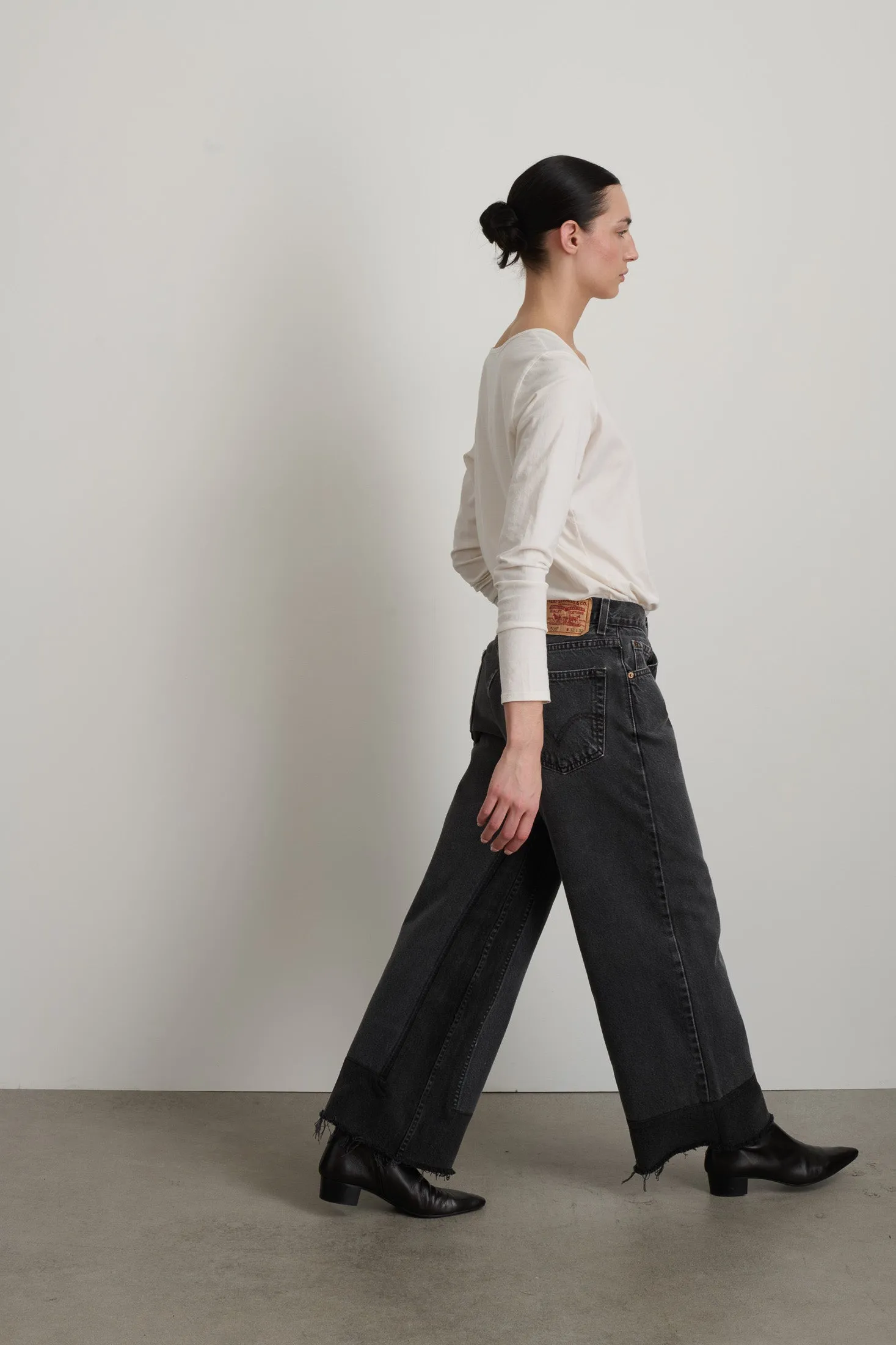 Reworked Vintage Culotte Vintage Black sold by B Sides Jeans product image thumbnail 4