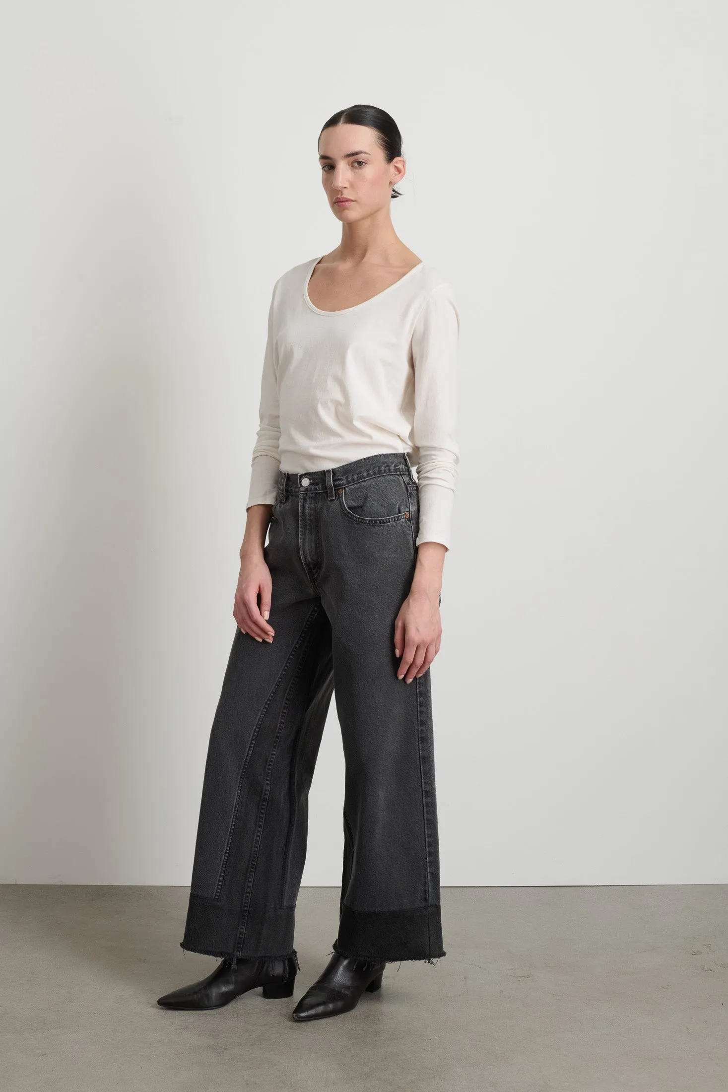 Reworked Vintage Culotte Vintage Black sold by B Sides Jeans product image thumbnail 2