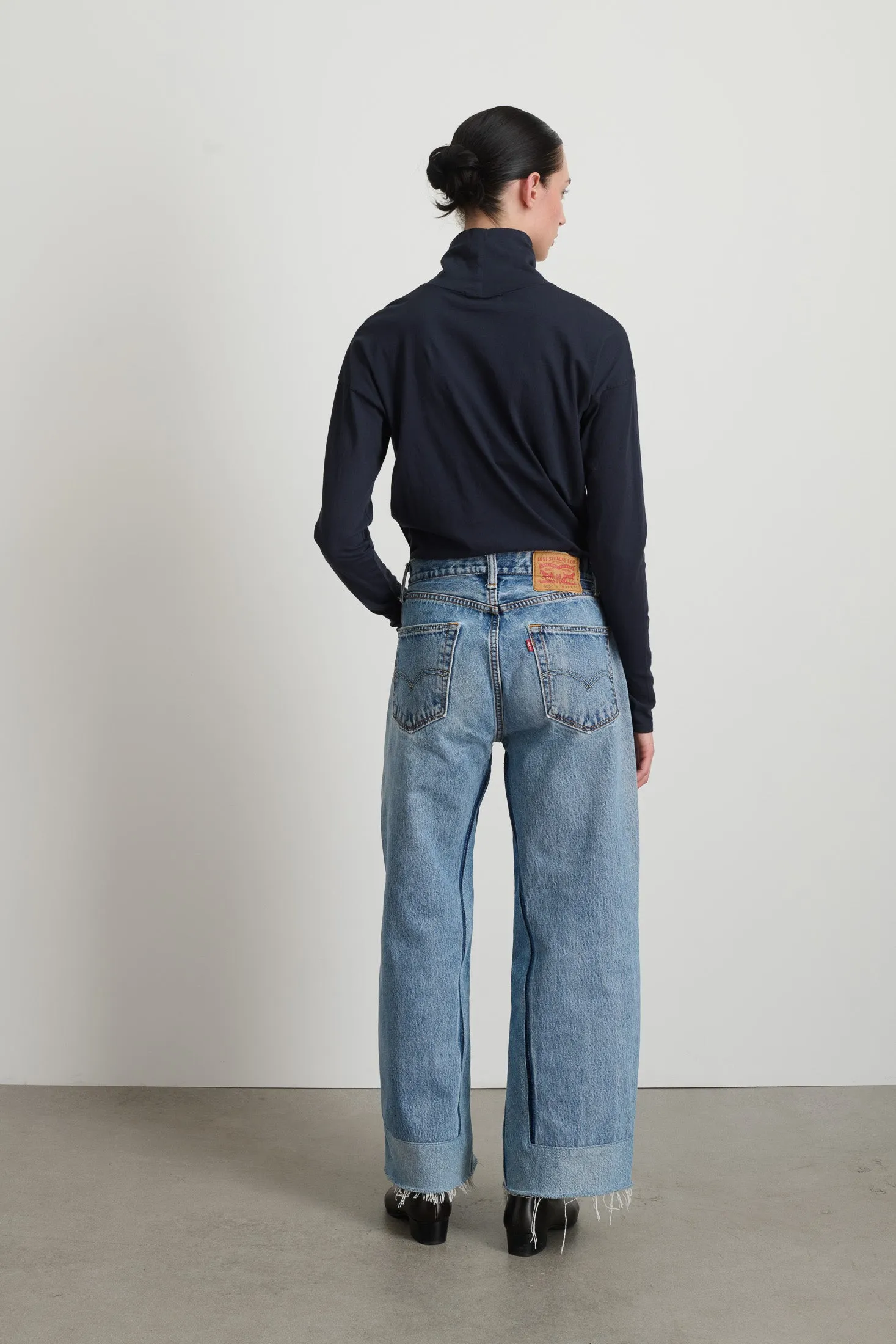 Reworked Vintage Culotte Vintage Indigo sold by B Sides Jeans product image thumbnail 3