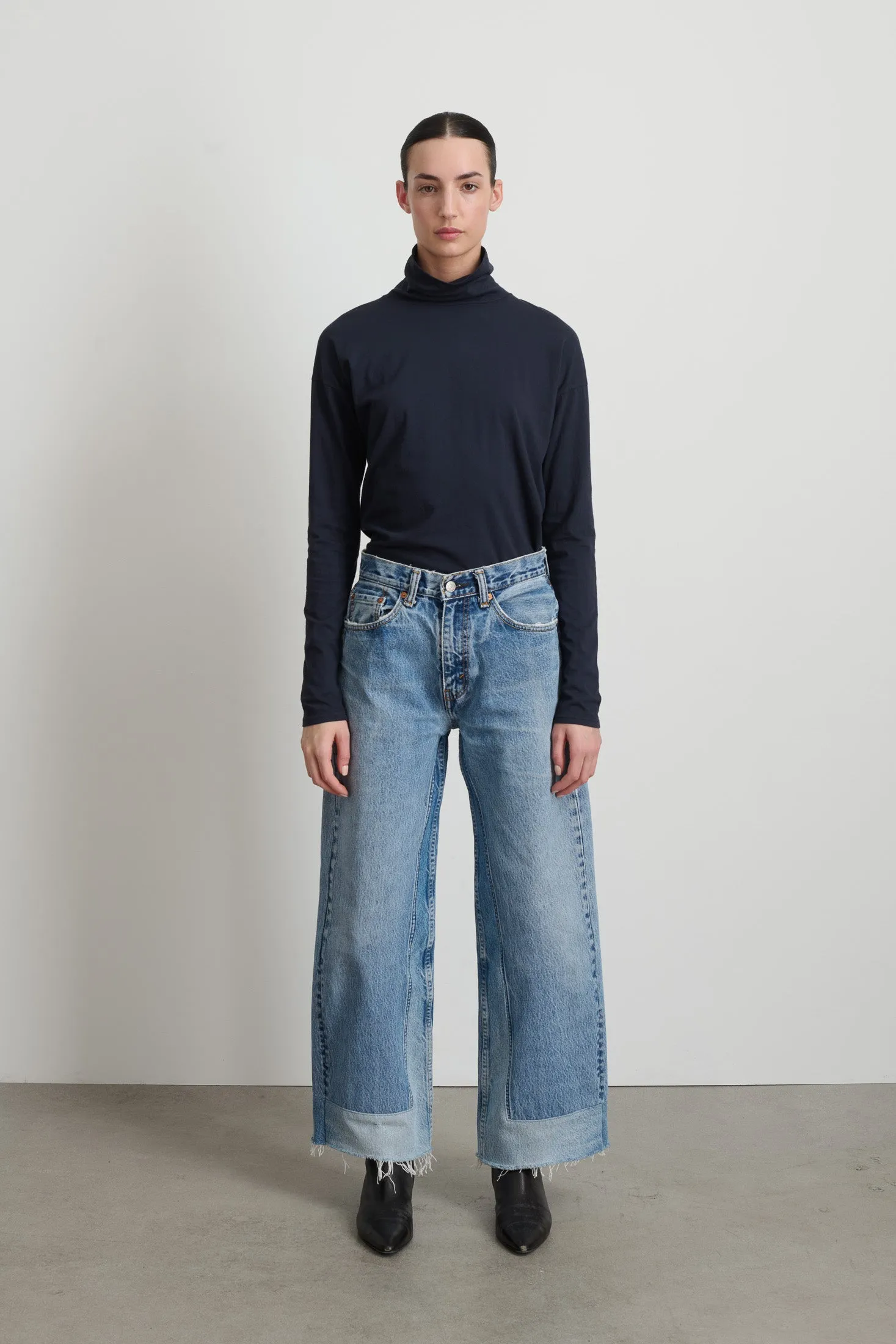 Reworked Vintage Culotte Vintage Indigo sold by B Sides Jeans