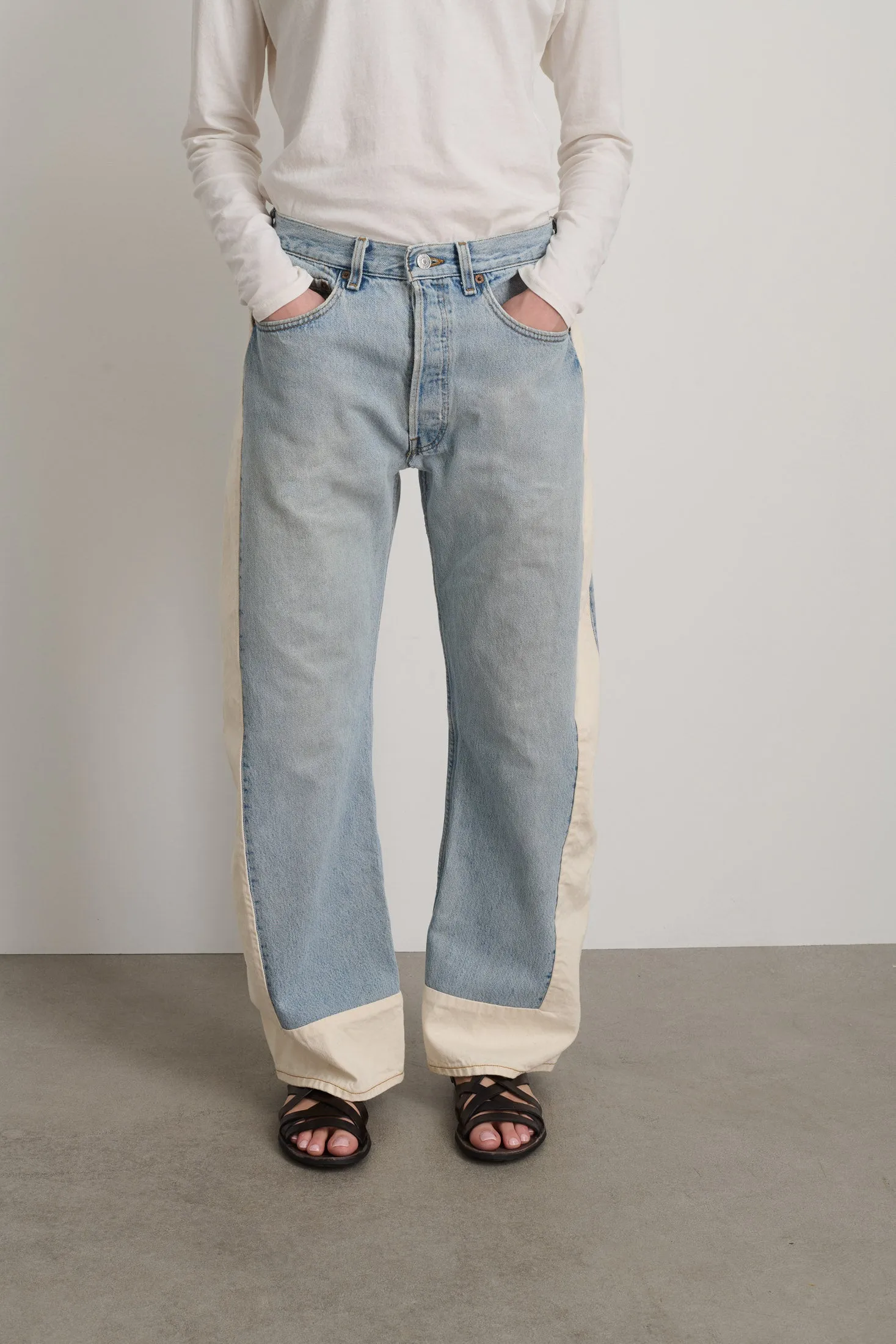 Reworked Slouch Vintage Indigo sold by B Sides Jeans product image thumbnail 5