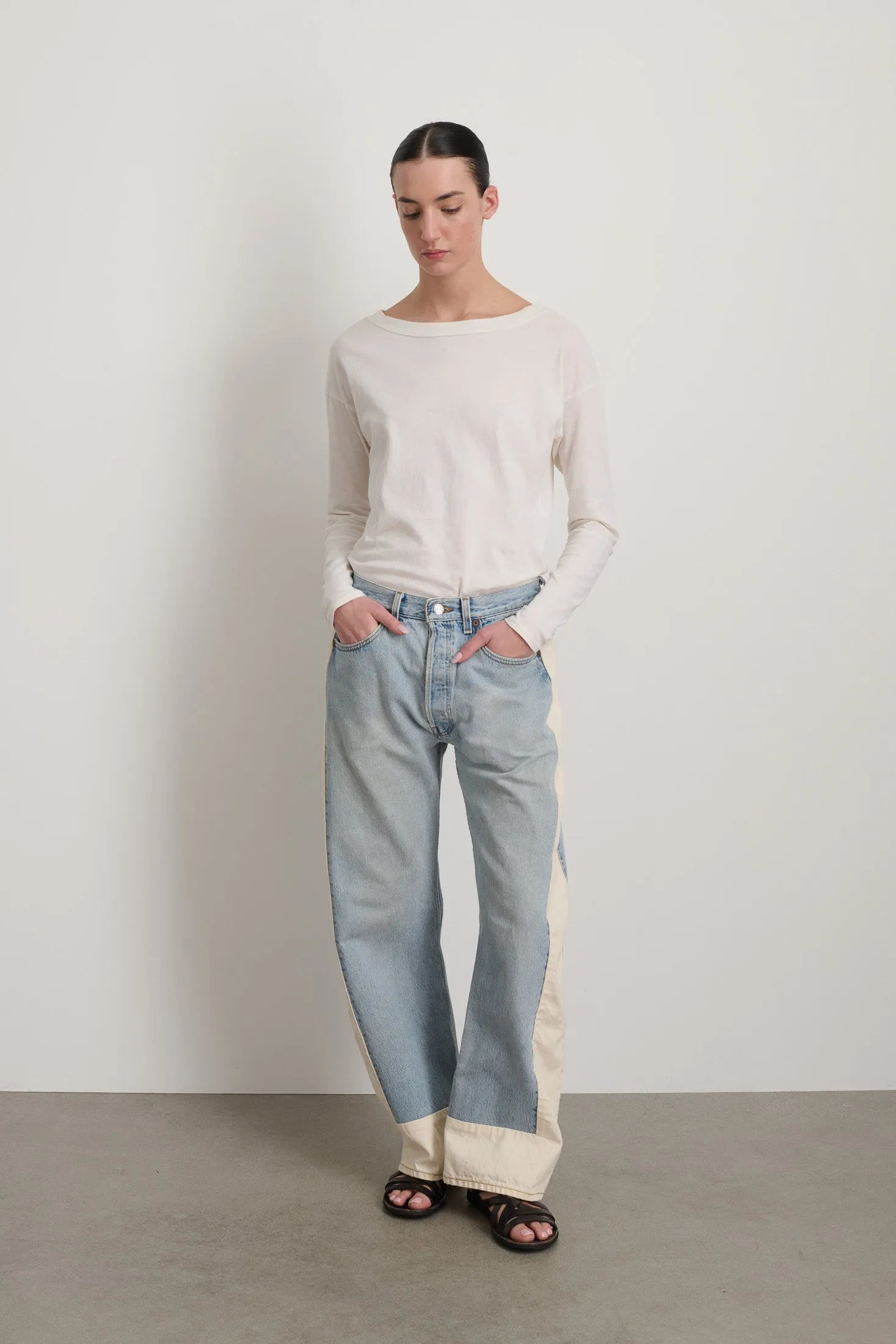 Reworked Slouch Vintage Indigo sold by B Sides Jeans product image thumbnail 4