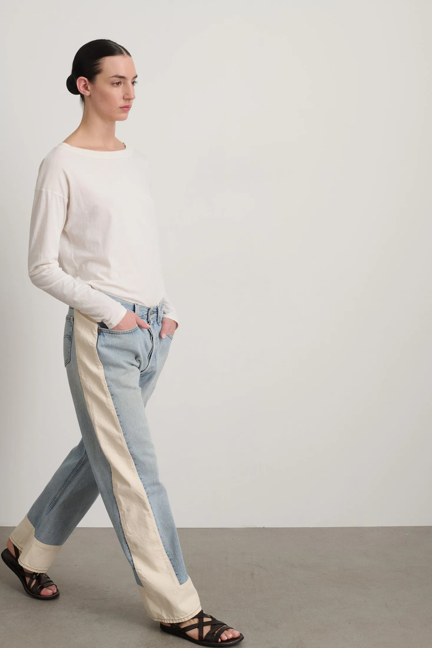 Reworked Slouch Vintage Indigo sold by B Sides Jeans product image thumbnail 3