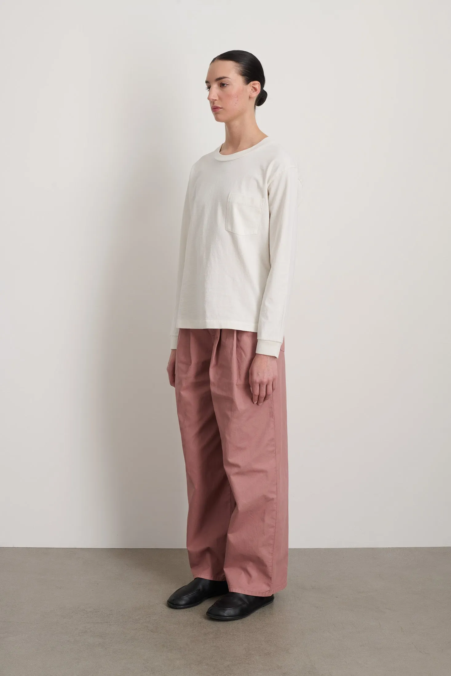 B Sides Long Sleeve Pocket T-Shirt Snow White sold by B Sides Jeans product image thumbnail 3