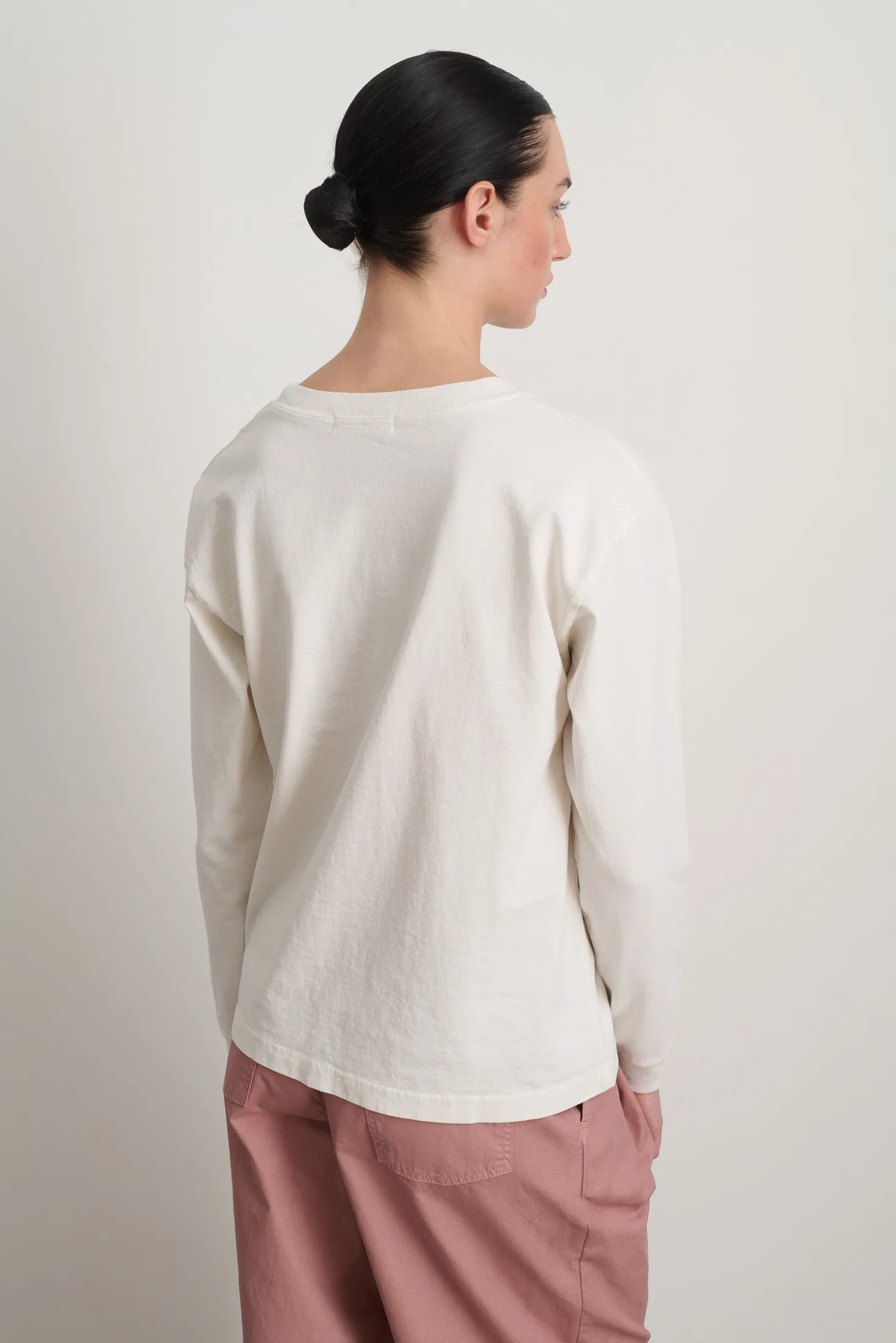 B Sides Long Sleeve Pocket T-Shirt Snow White sold by B Sides Jeans product image thumbnail 5