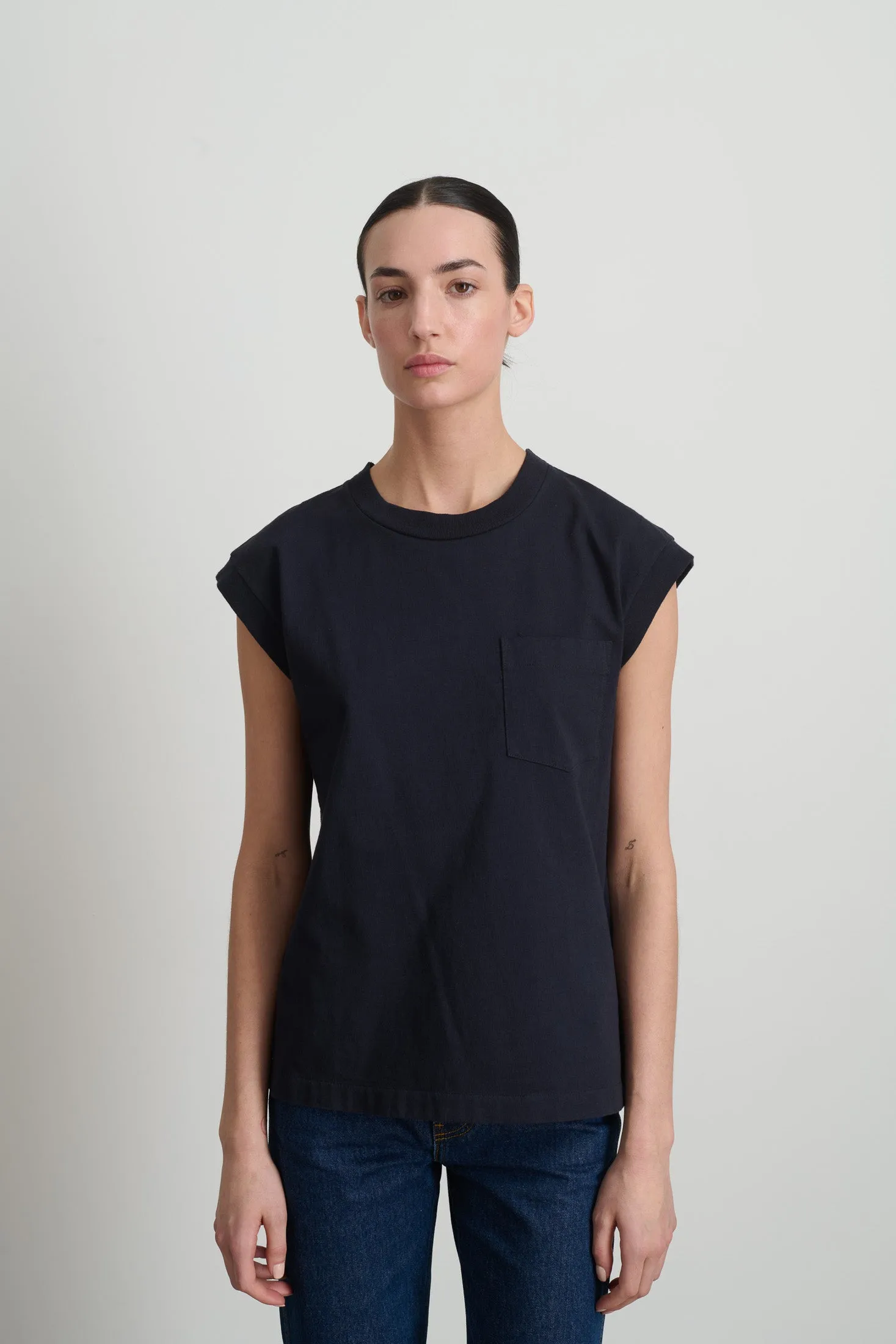 B Sides Pocket Tank Marine sold by B Sides Jeans product image thumbnail 5