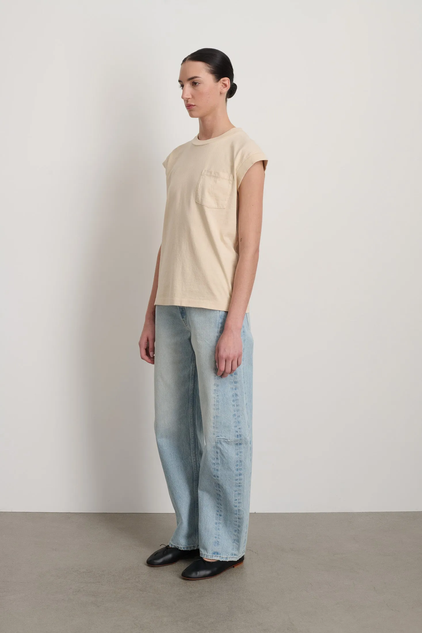 B Sides Pocket Tank Tan sold by B Sides Jeans product image thumbnail 2