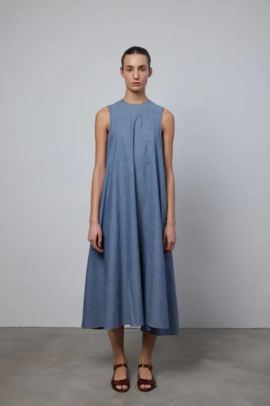 Ronis Dress Indigo Chambray sold by B Sides Jeans