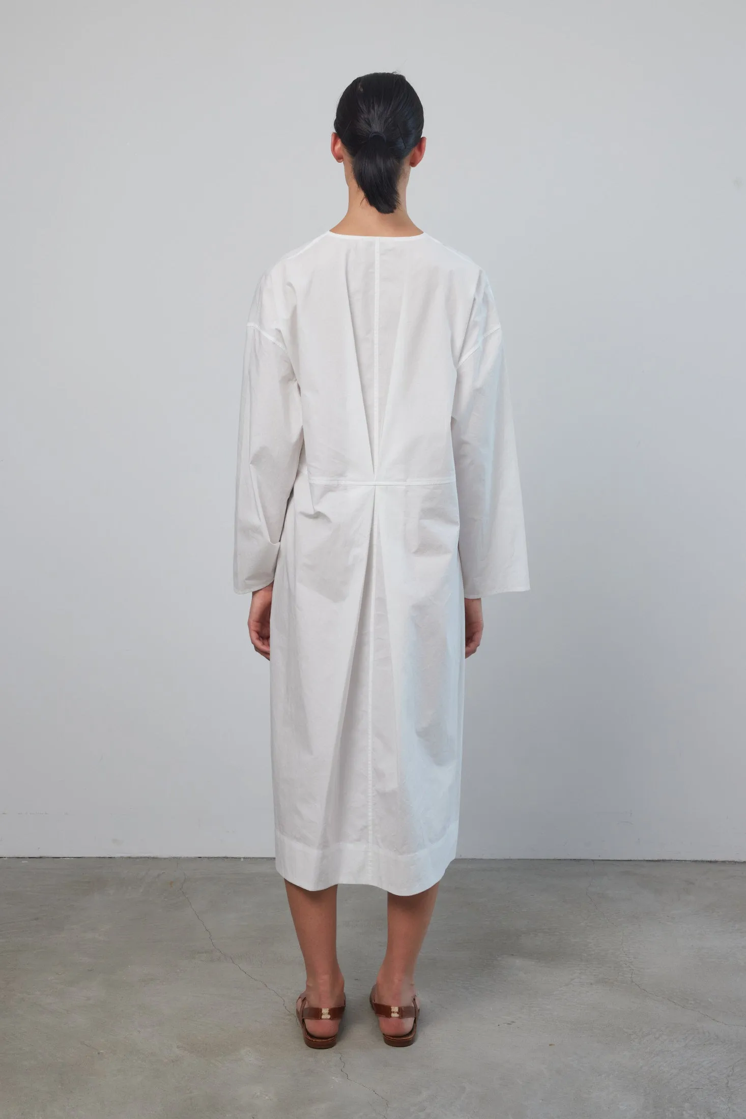 Elda Dress White Poplin sold by B Sides Jeans product image thumbnail 4