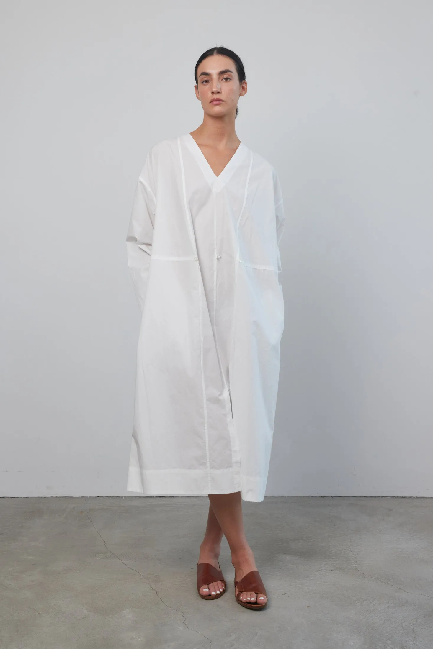 Elda Dress White Poplin sold by B Sides Jeans product image thumbnail 2