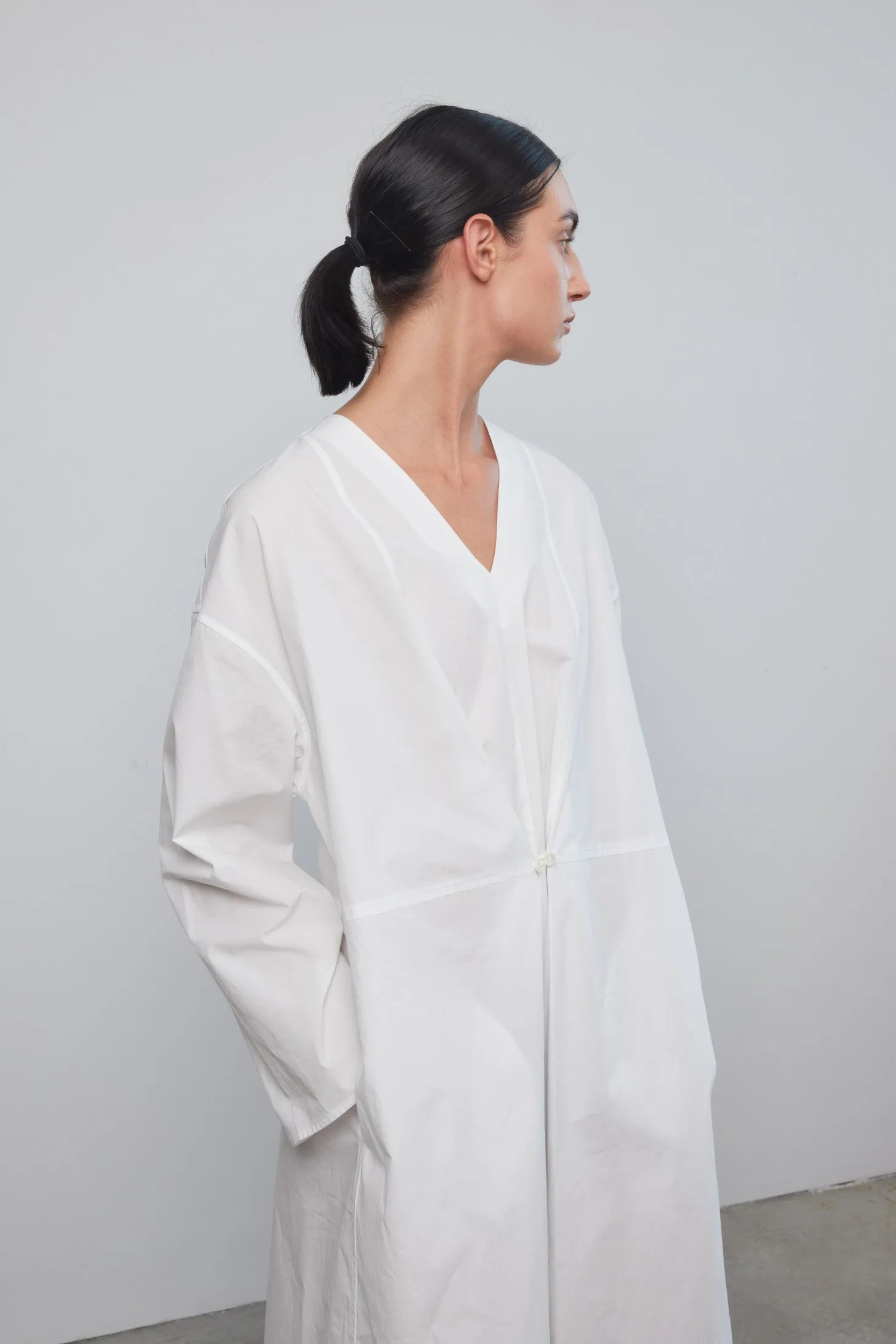 Elda Dress White Poplin sold by B Sides Jeans product image thumbnail 5
