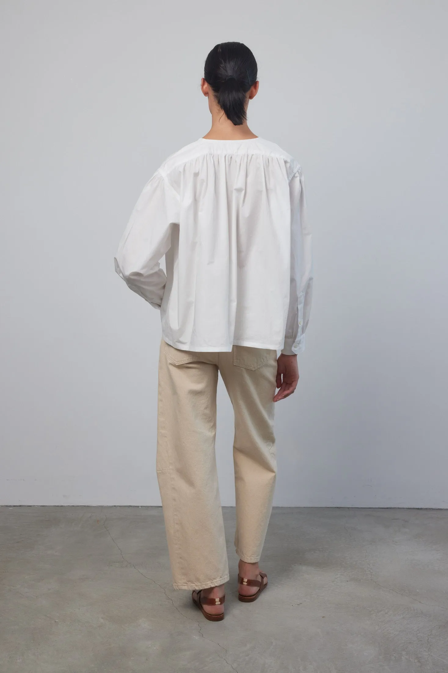 Fira Top White Poplin sold by B Sides Jeans product image thumbnail 4