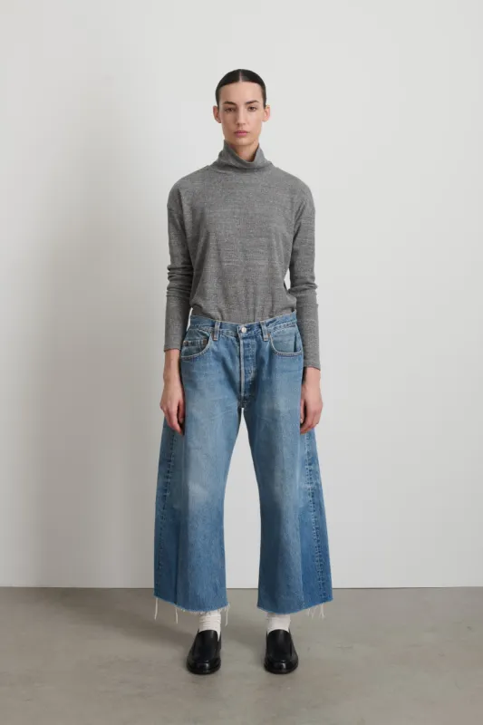 Vintage Lasso Jean Slouch Crop Classic Faded Indigo sold by B Sides Jeans