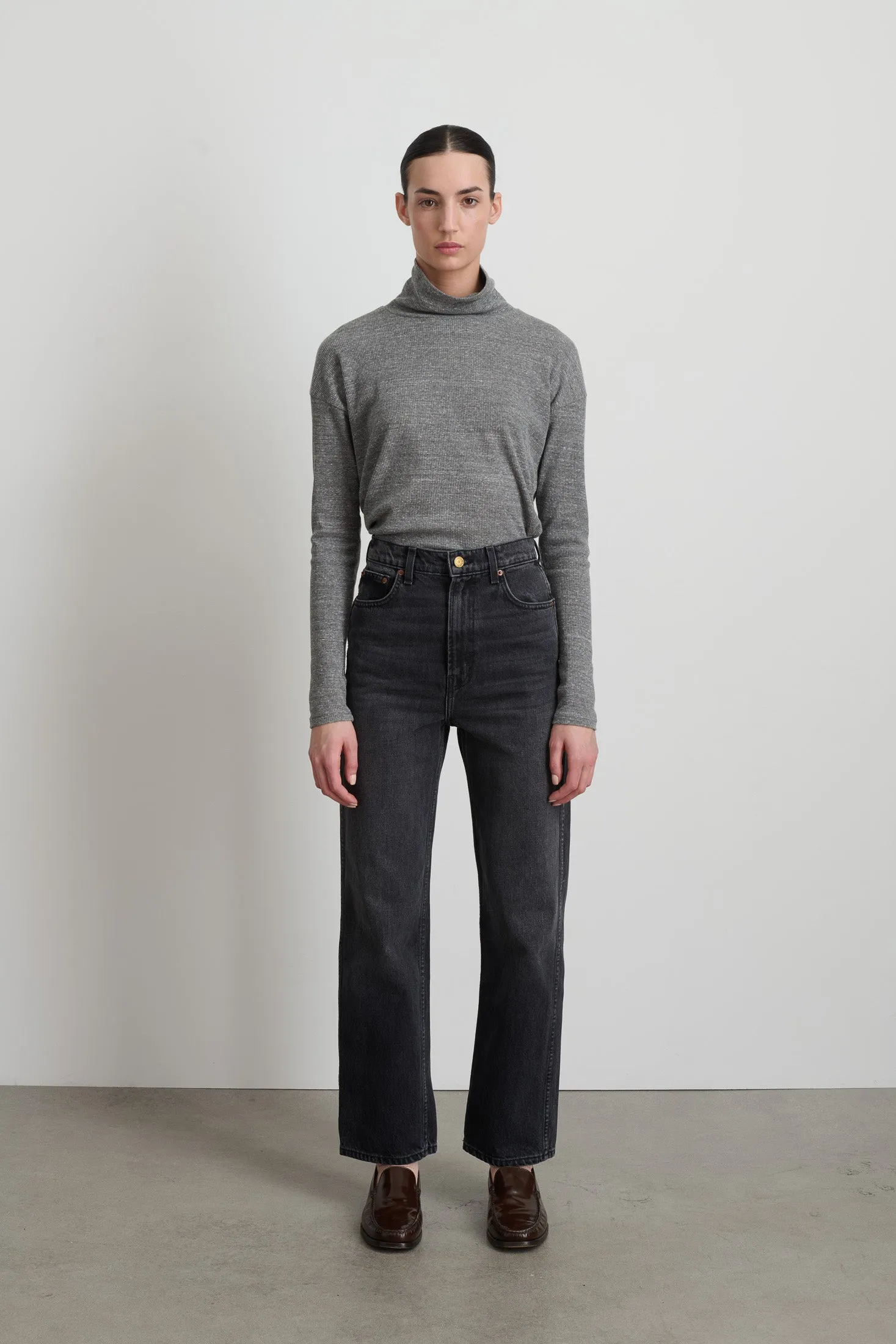 Plein Relaxed Straight Stil Black sold by B Sides Jeans