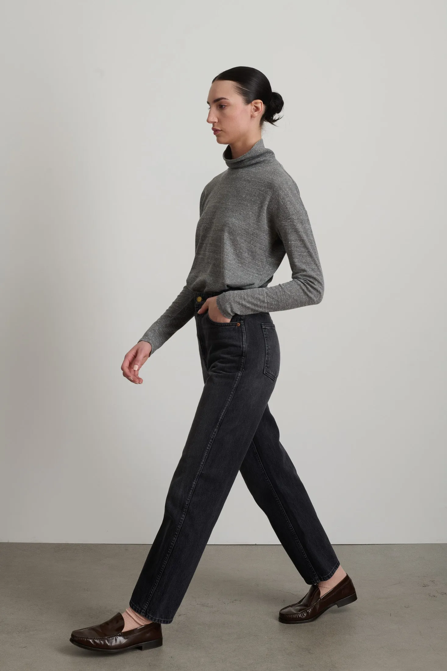 Plein Relaxed Straight Stil Black sold by B Sides Jeans product image thumbnail 4