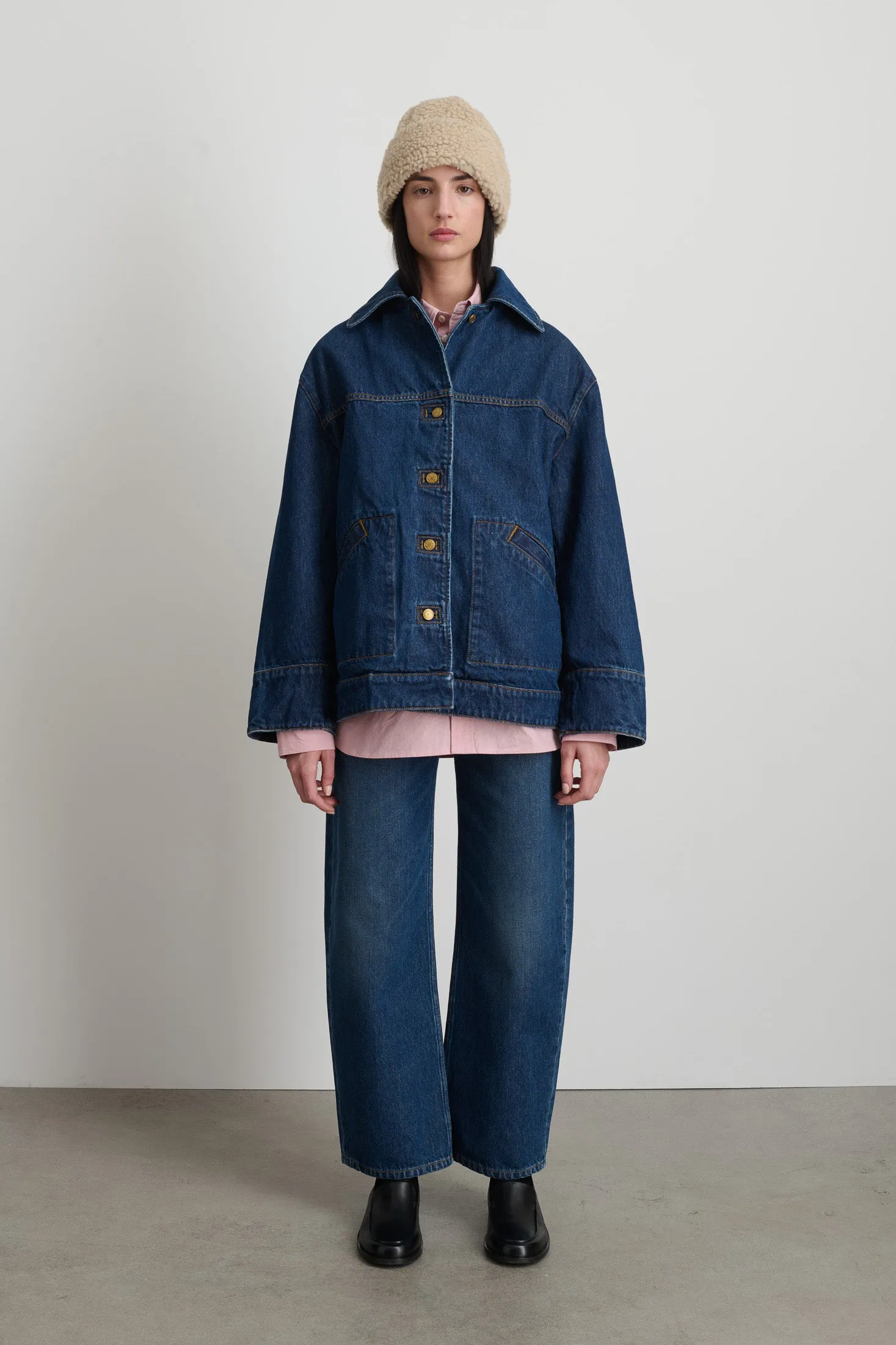 Sherpa Hat Oatmeal sold by B Sides Jeans