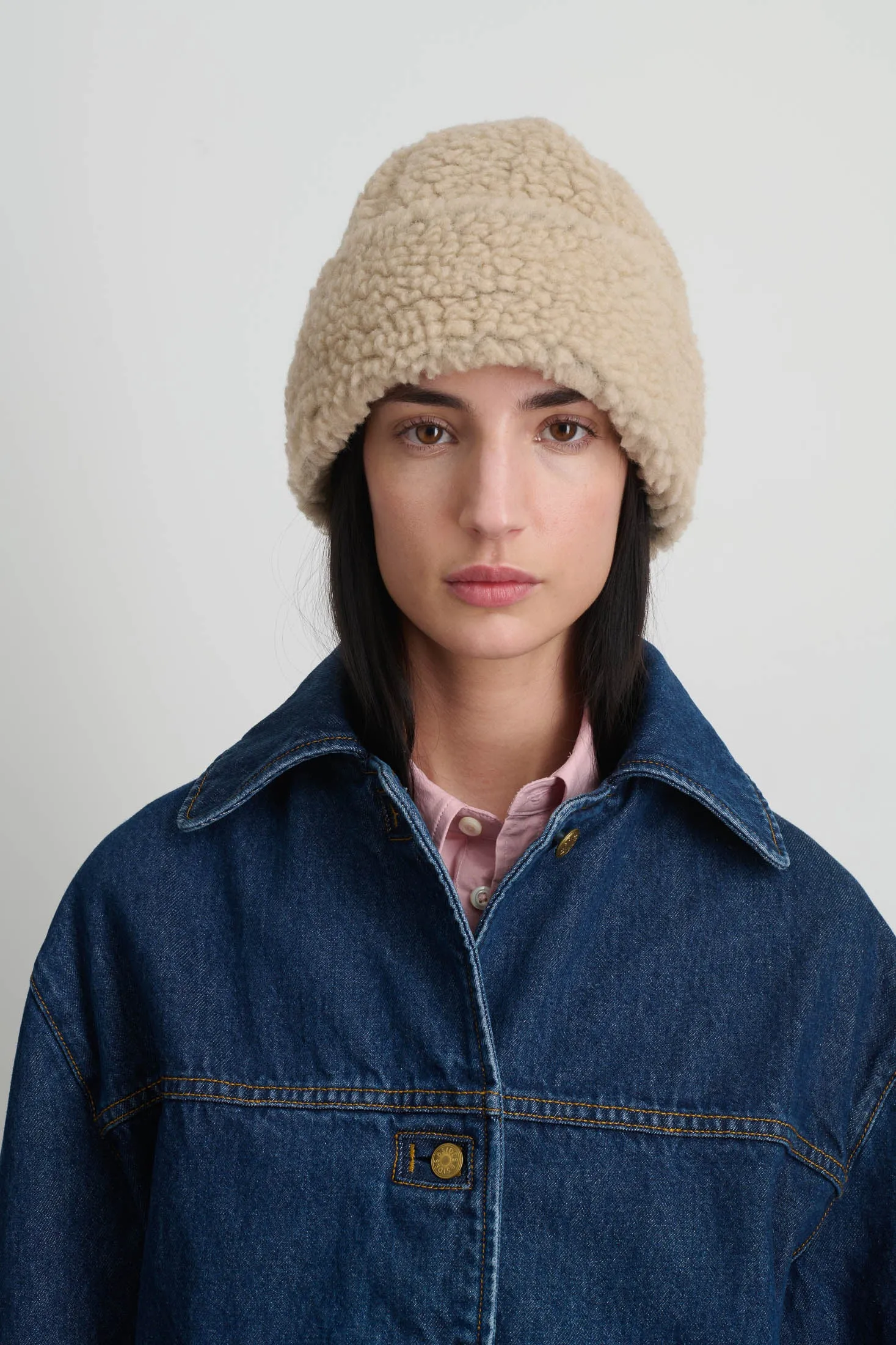 Sherpa Hat Oatmeal sold by B Sides Jeans product image thumbnail 4
