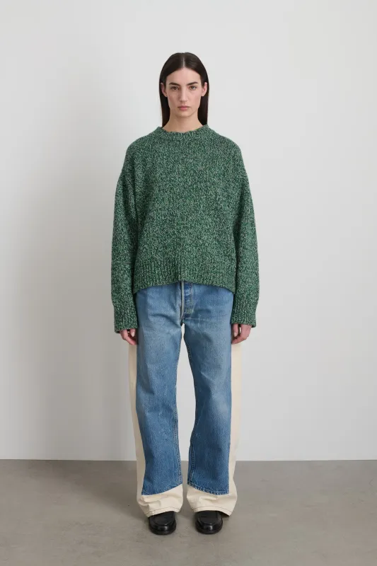 Lambswool Crew Kelly Twist made by B Sides Jeans