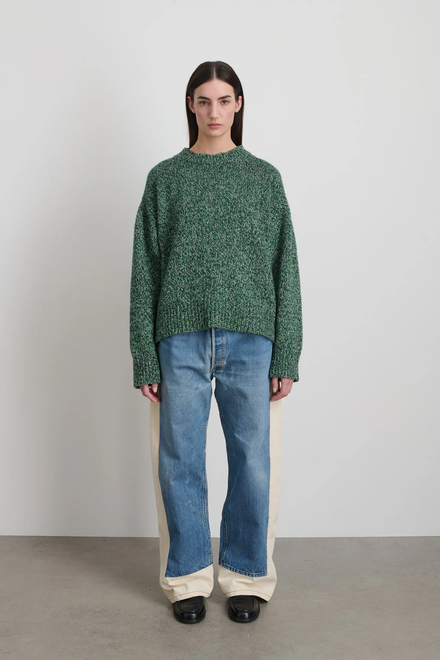 Lambswool Crew Kelly Twist sold by B Sides Jeans