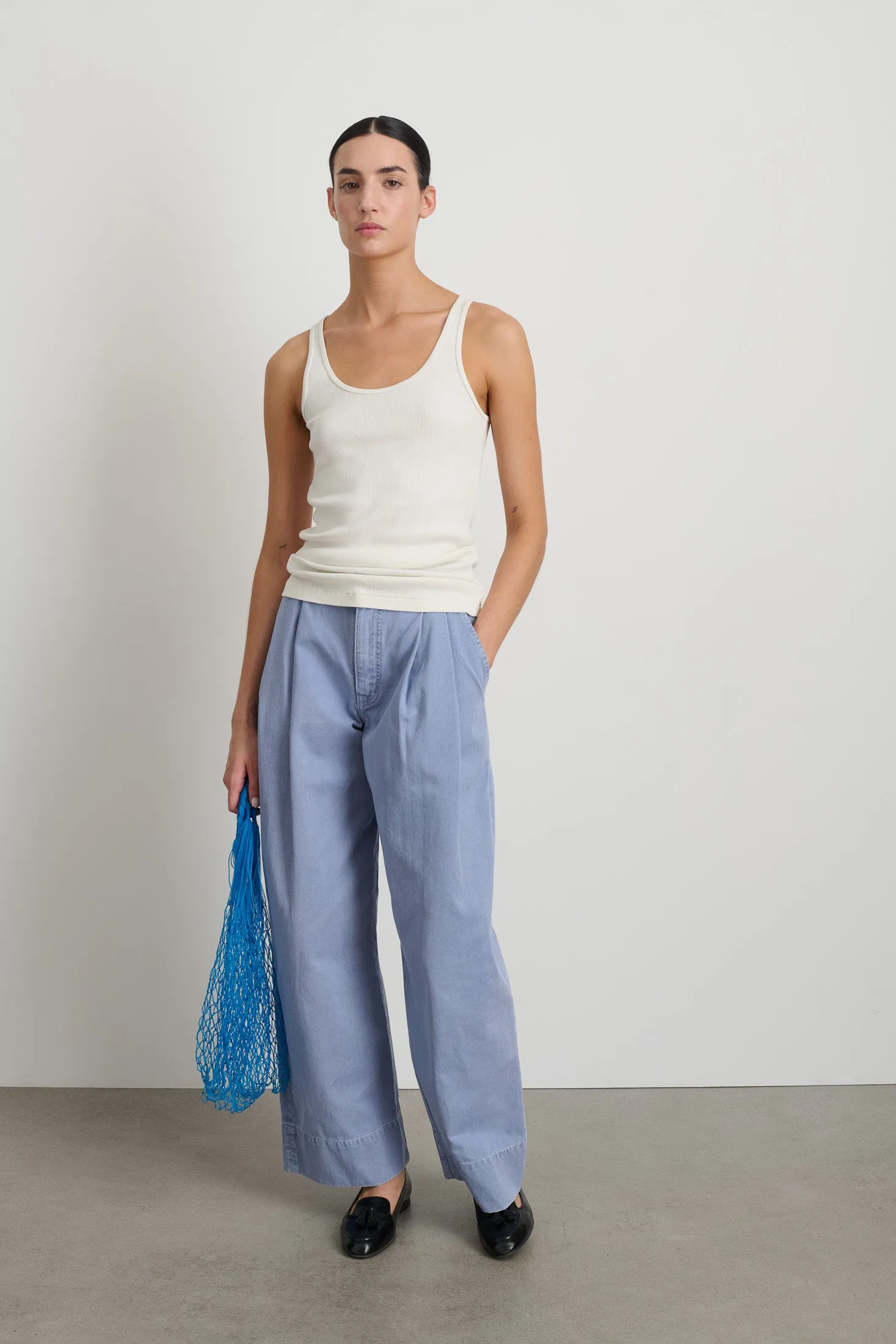 Kelley Tank Snow White sold by B Sides Jeans