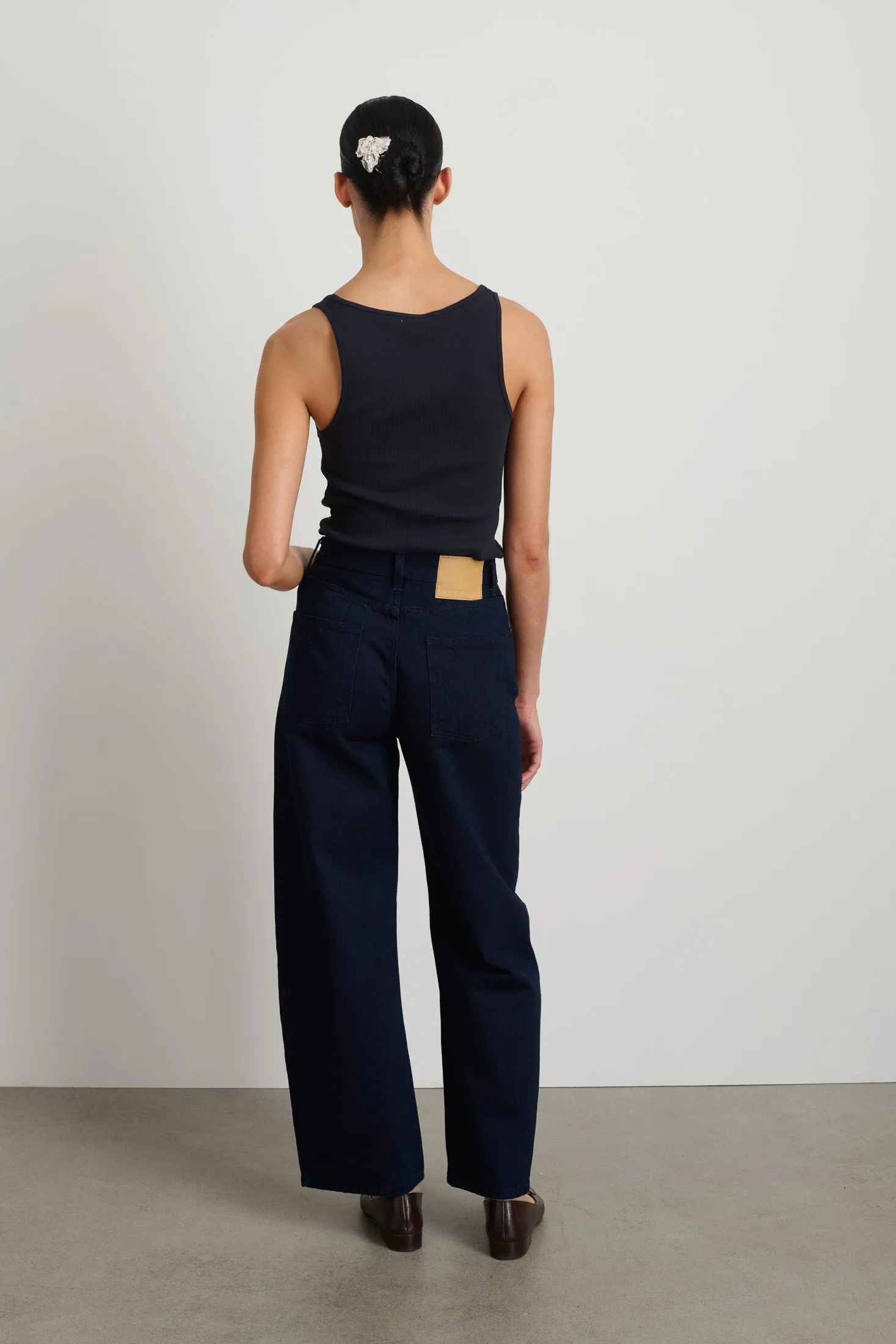 Leroy Mid Relaxed Bow Indigo Rinse sold by B Sides Jeans product image thumbnail 3