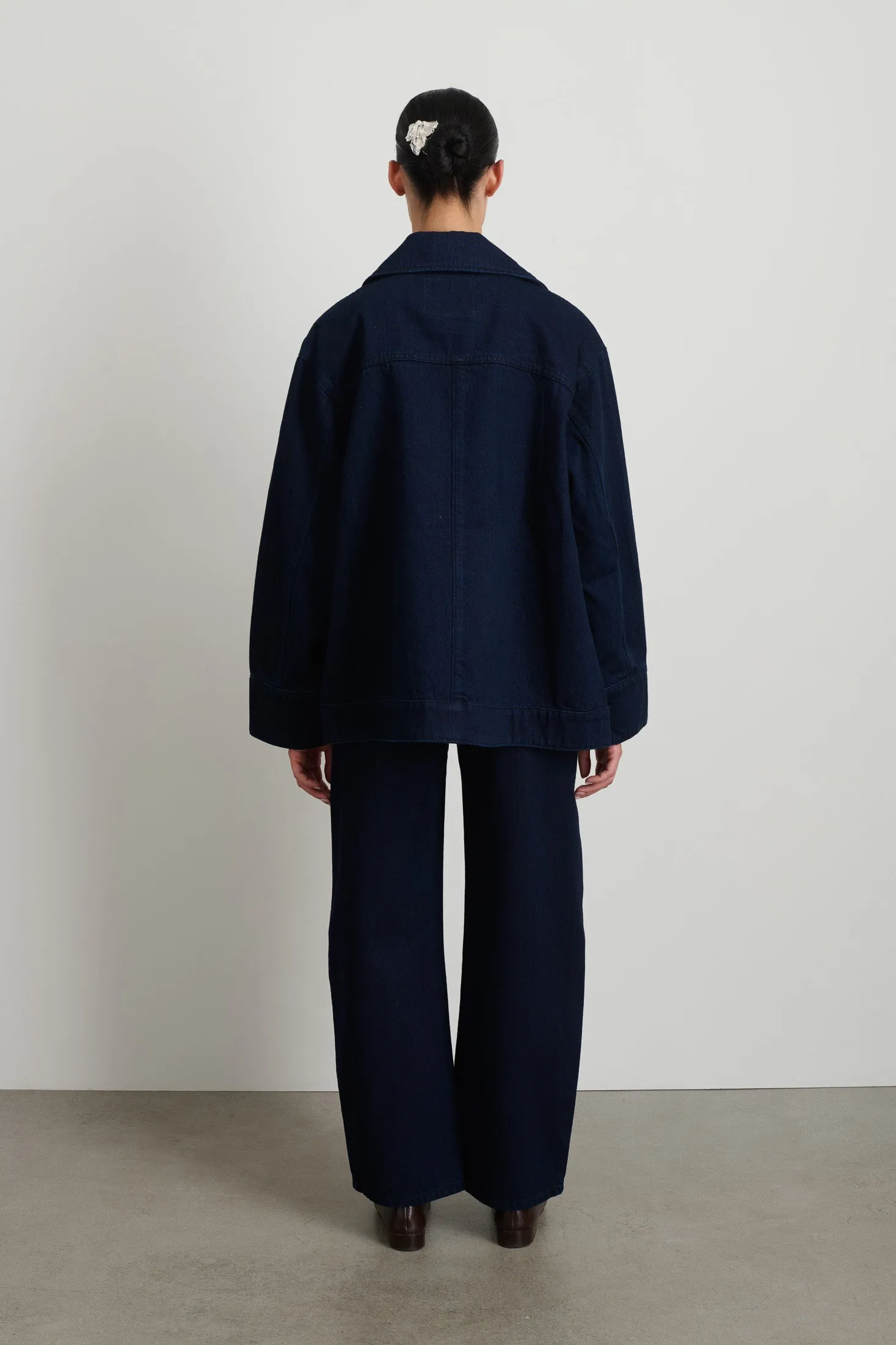 Stadium Jacket Indigo Rinse sold by B Sides Jeans product image thumbnail 2