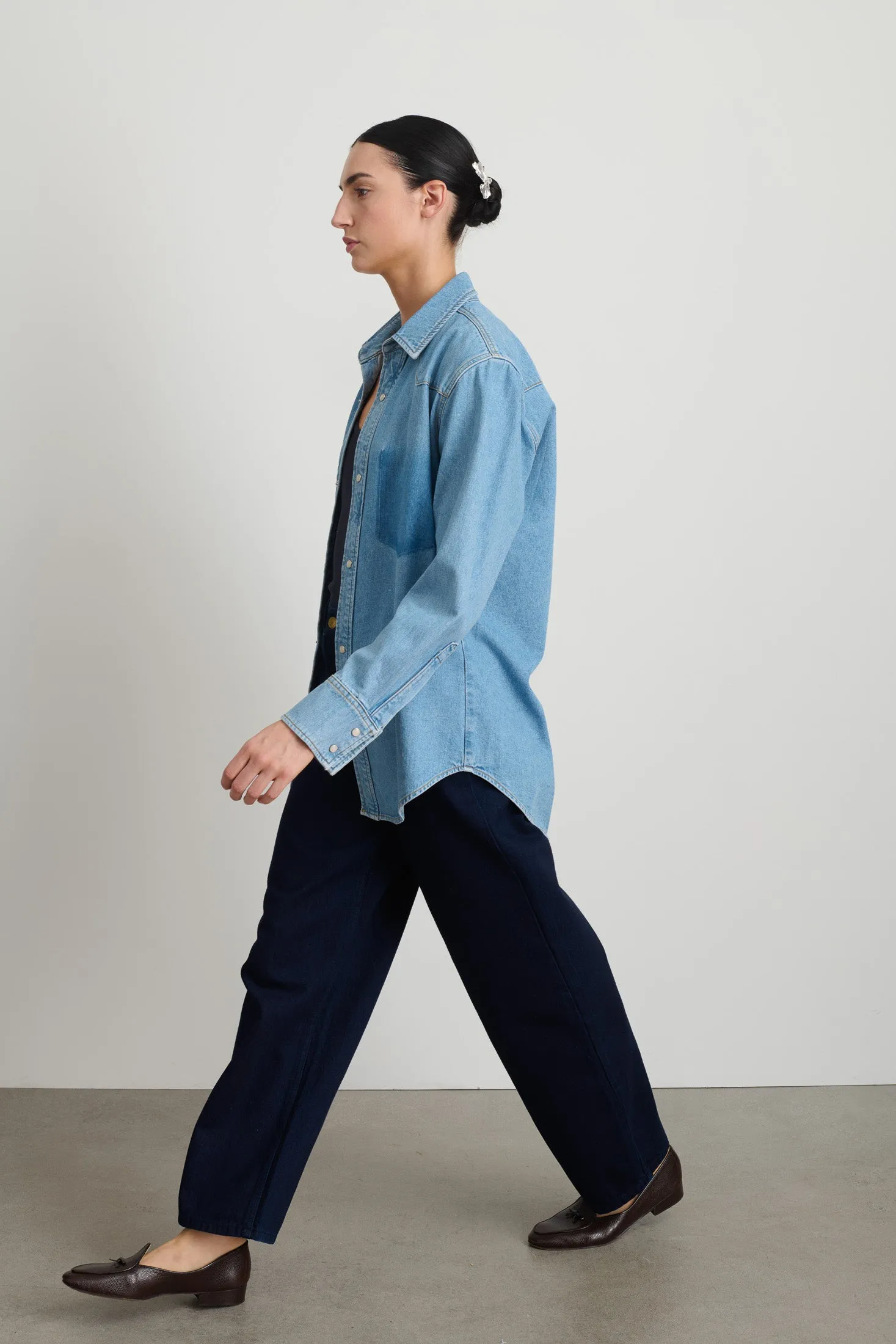 Liv Western Shirt Park Wash sold by B Sides Jeans product image thumbnail 2