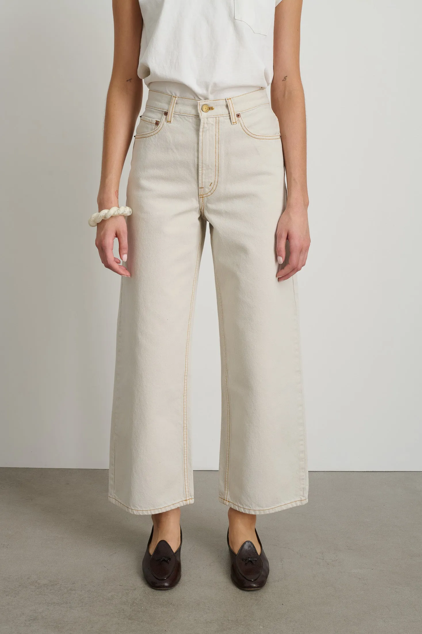 Elissa Jean Tile White sold by B Sides Jeans product image thumbnail 4