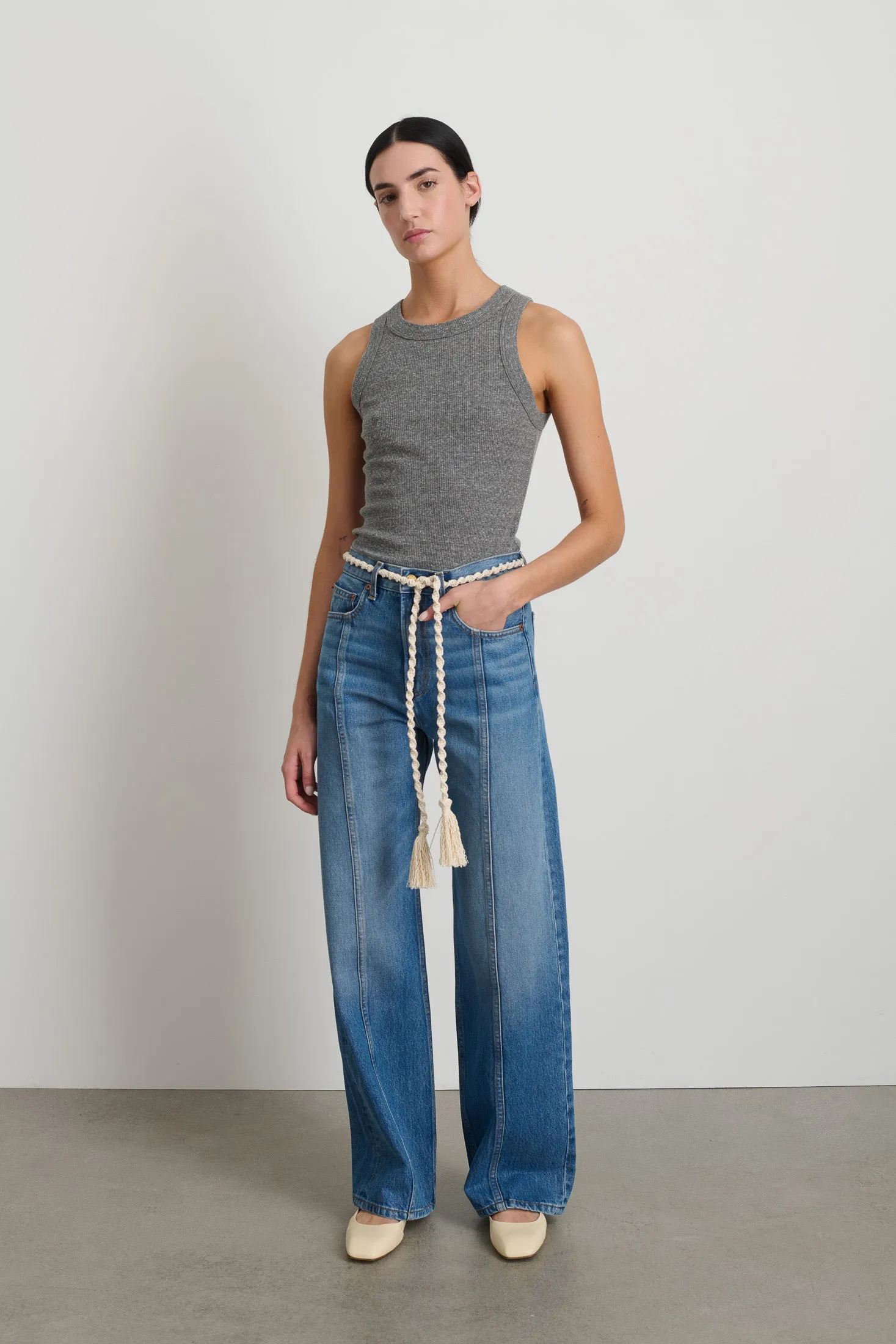 Fran Macramé Belt Ecru sold by B Sides Jeans product image thumbnail 2