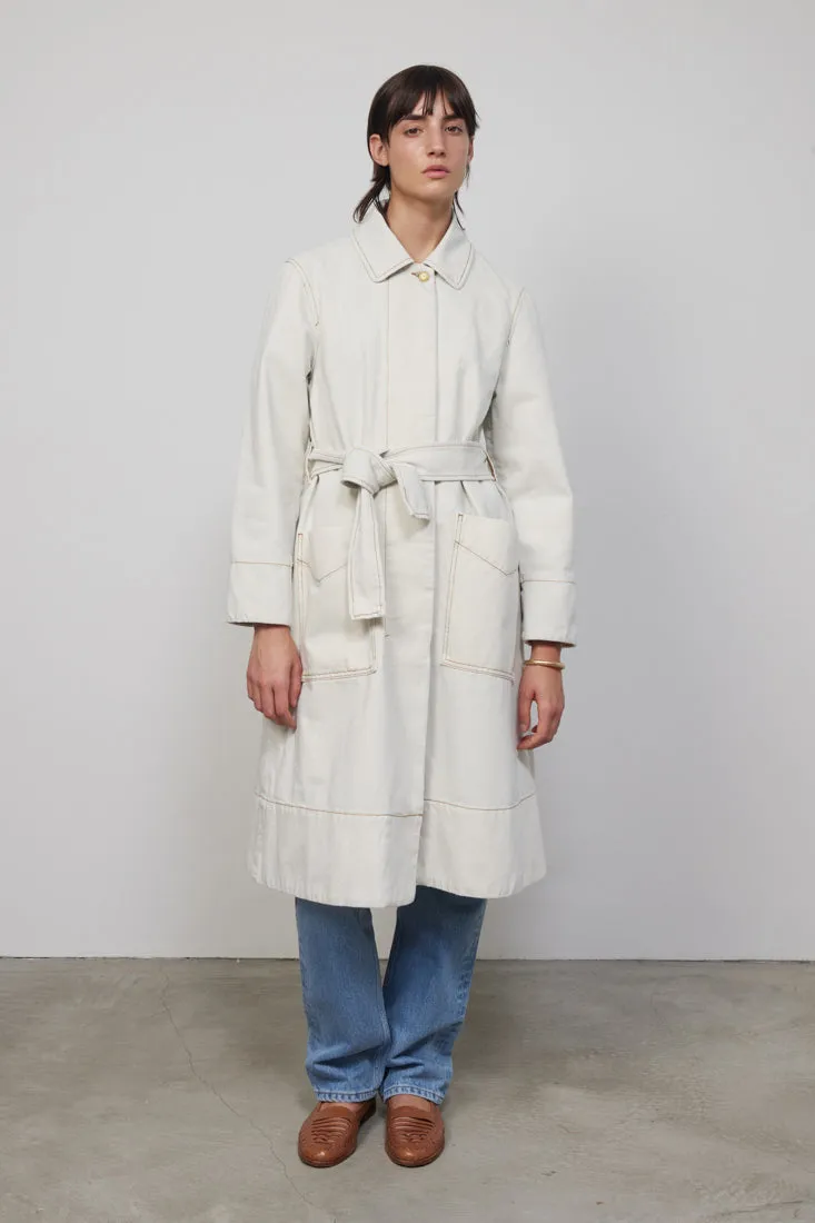 B Sides Trench Tile White sold by B Sides Jeans product image thumbnail 5