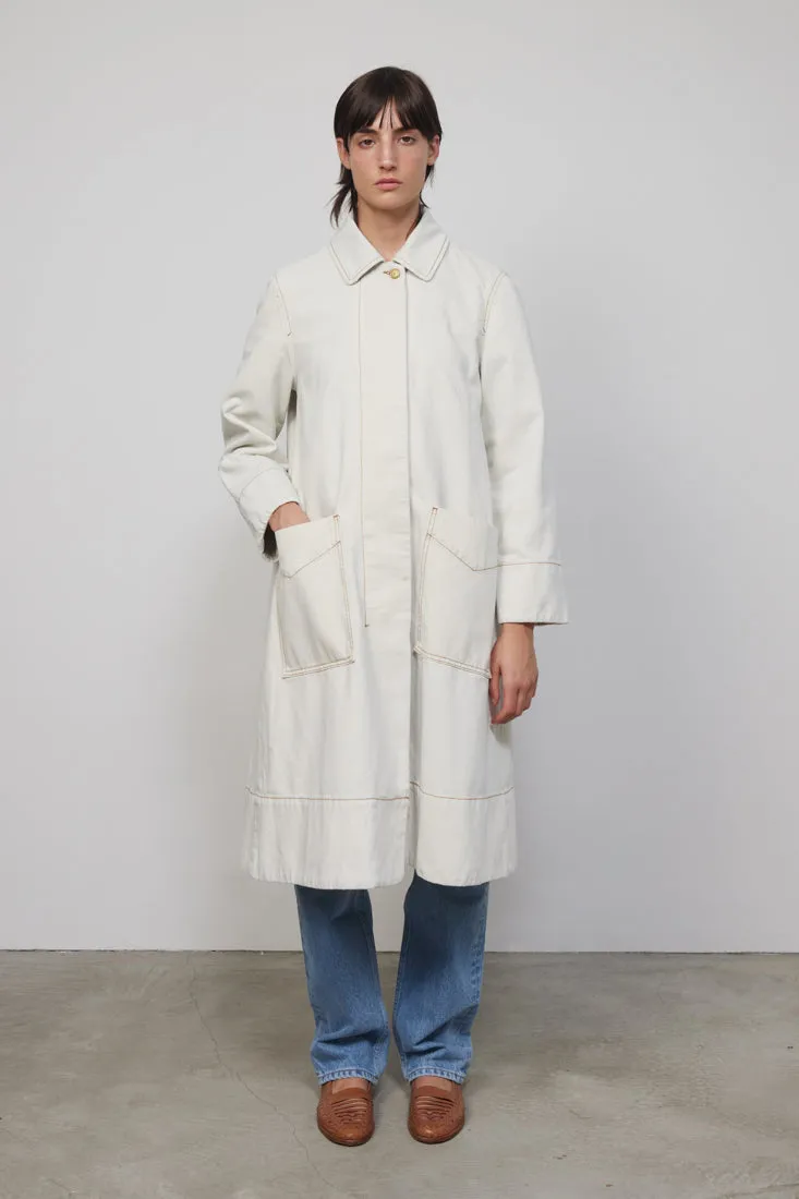 B Sides Trench Tile White sold by B Sides Jeans product image thumbnail 2