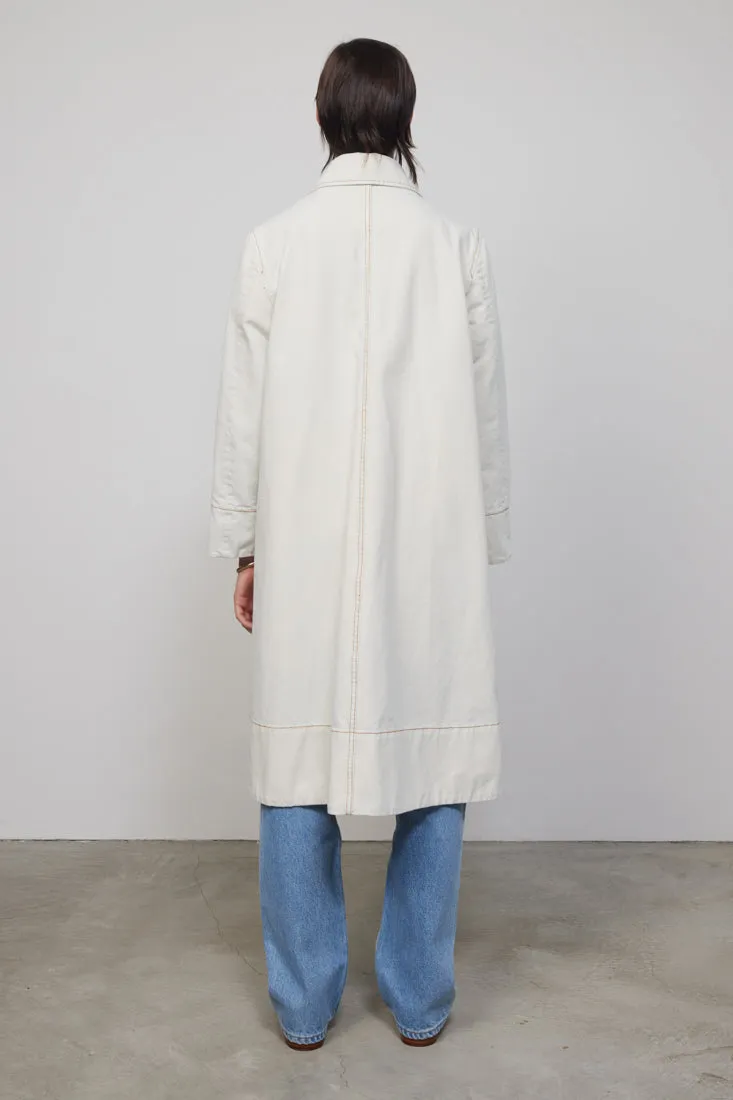 B Sides Trench Tile White sold by B Sides Jeans product image thumbnail 4