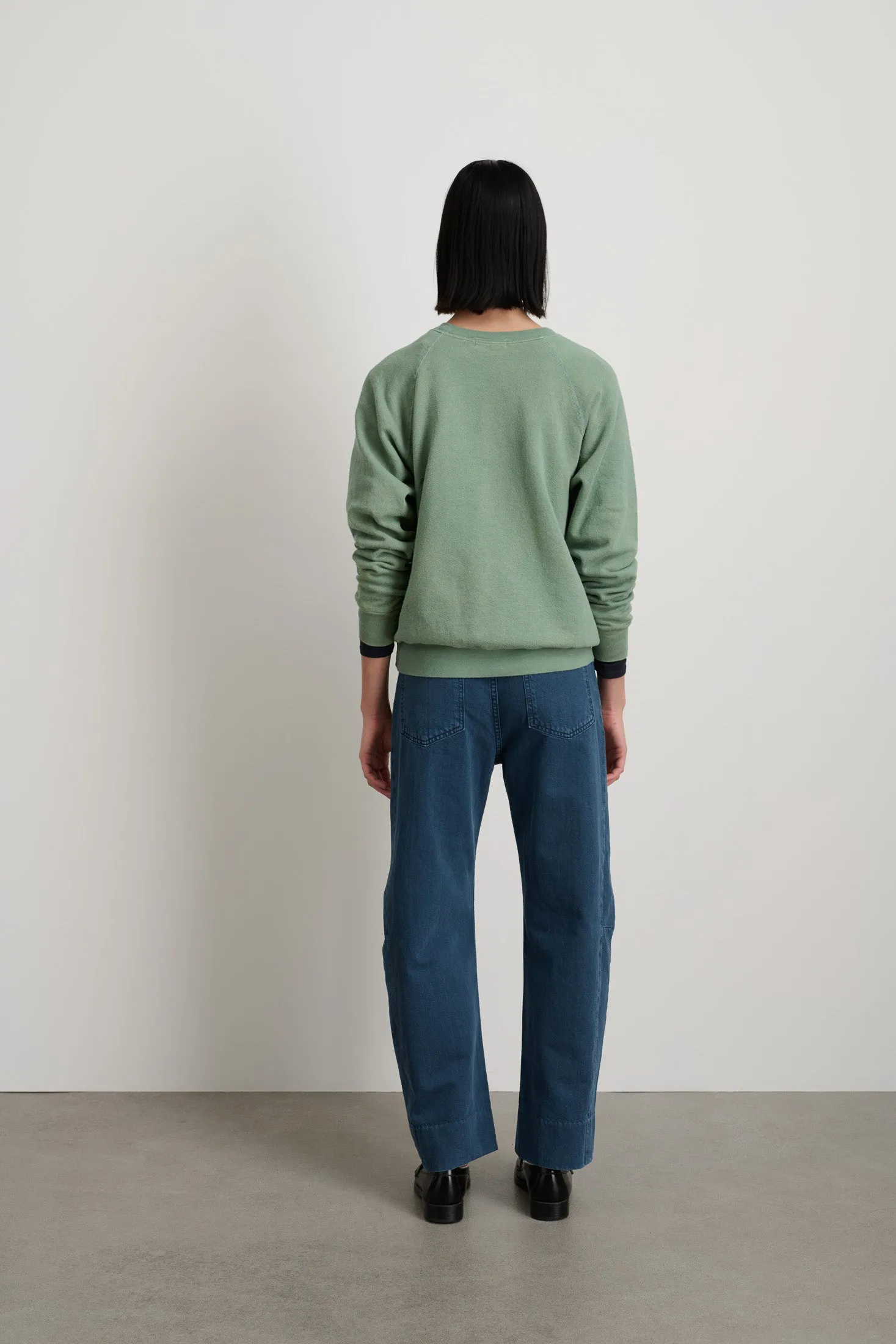 B Sides Sweatshirt Loden Botanical Overdye sold by B Sides Jeans product image thumbnail 3