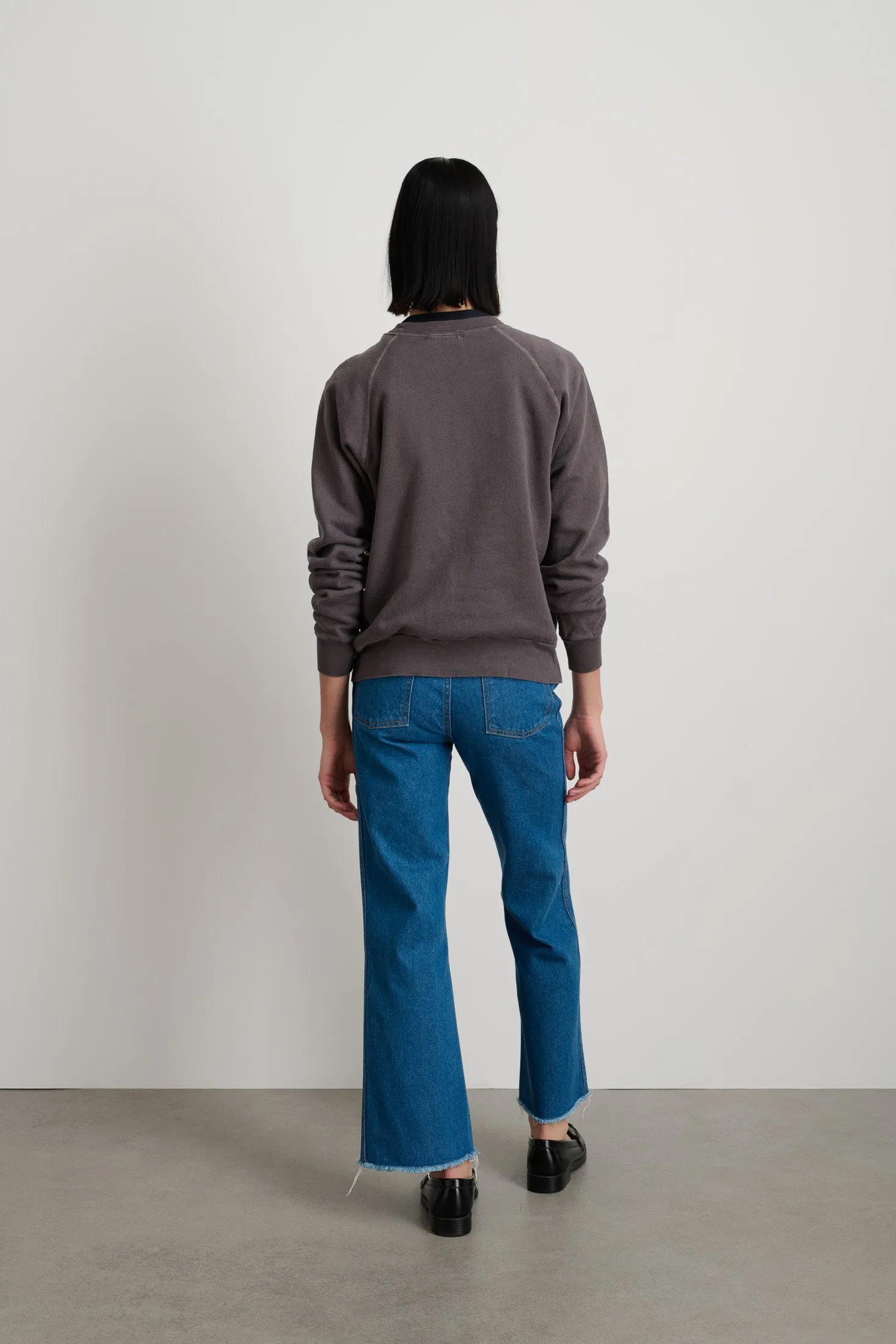 B Sides Sweatshirt Lavender Botanical Overdye sold by B Sides Jeans product image thumbnail 3