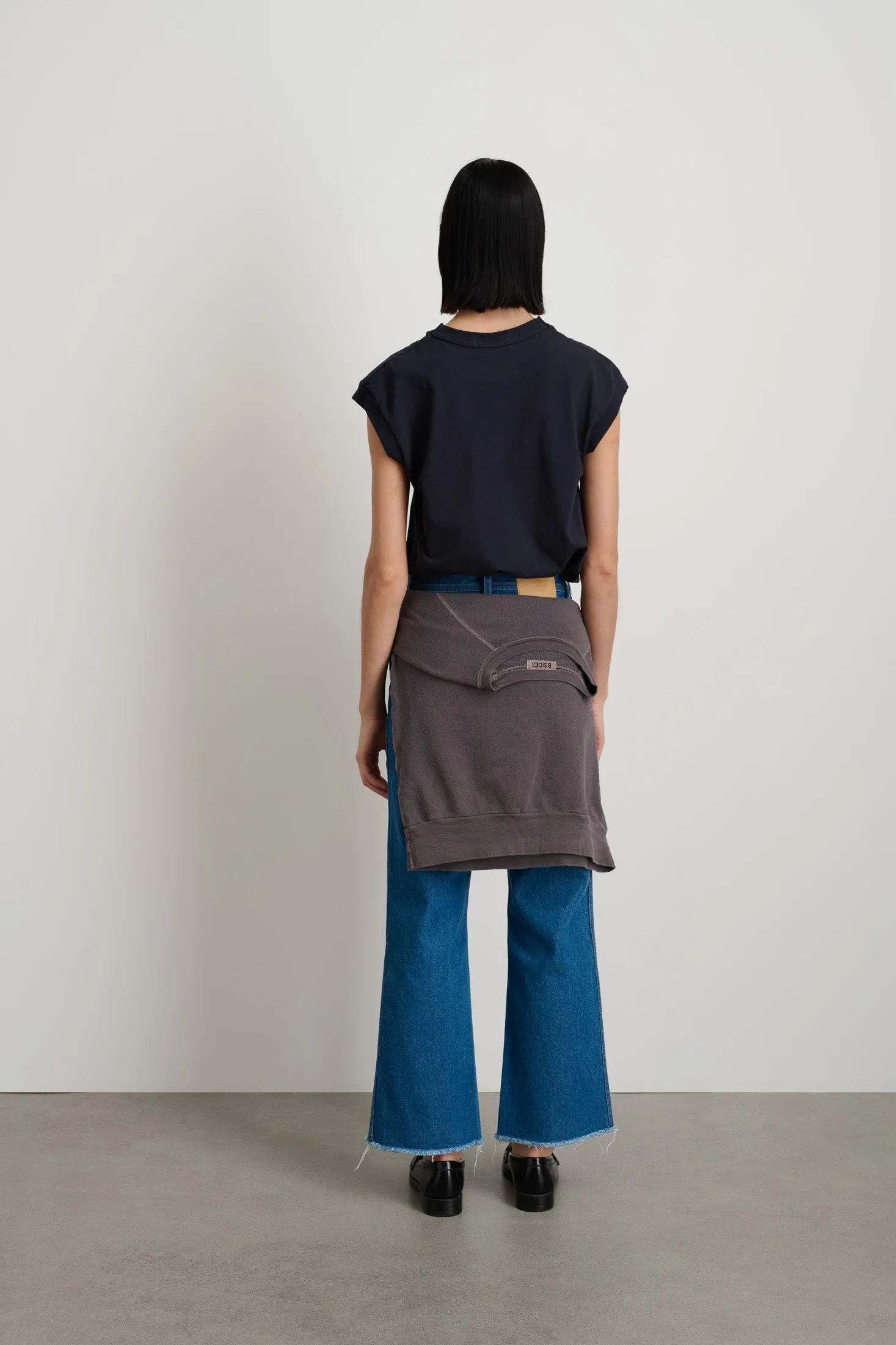 B Sides Sweatshirt Lavender Botanical Overdye sold by B Sides Jeans product image thumbnail 5
