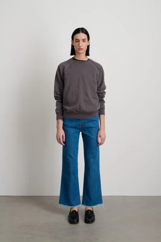 B Sides Sweatshirt Lavender Botanical Overdye sold by B Sides Jeans