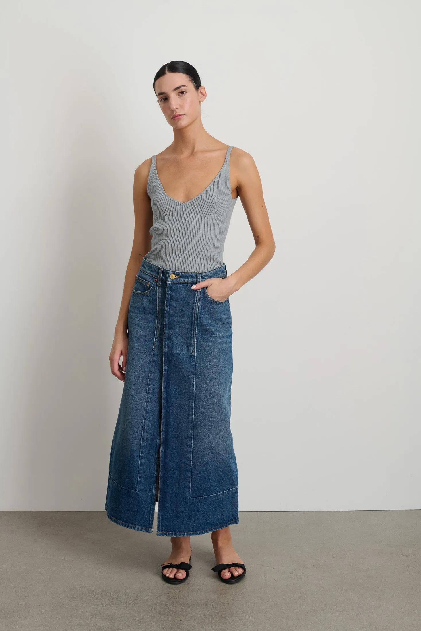 Yoko Skirt Joni Wash sold by B Sides Jeans