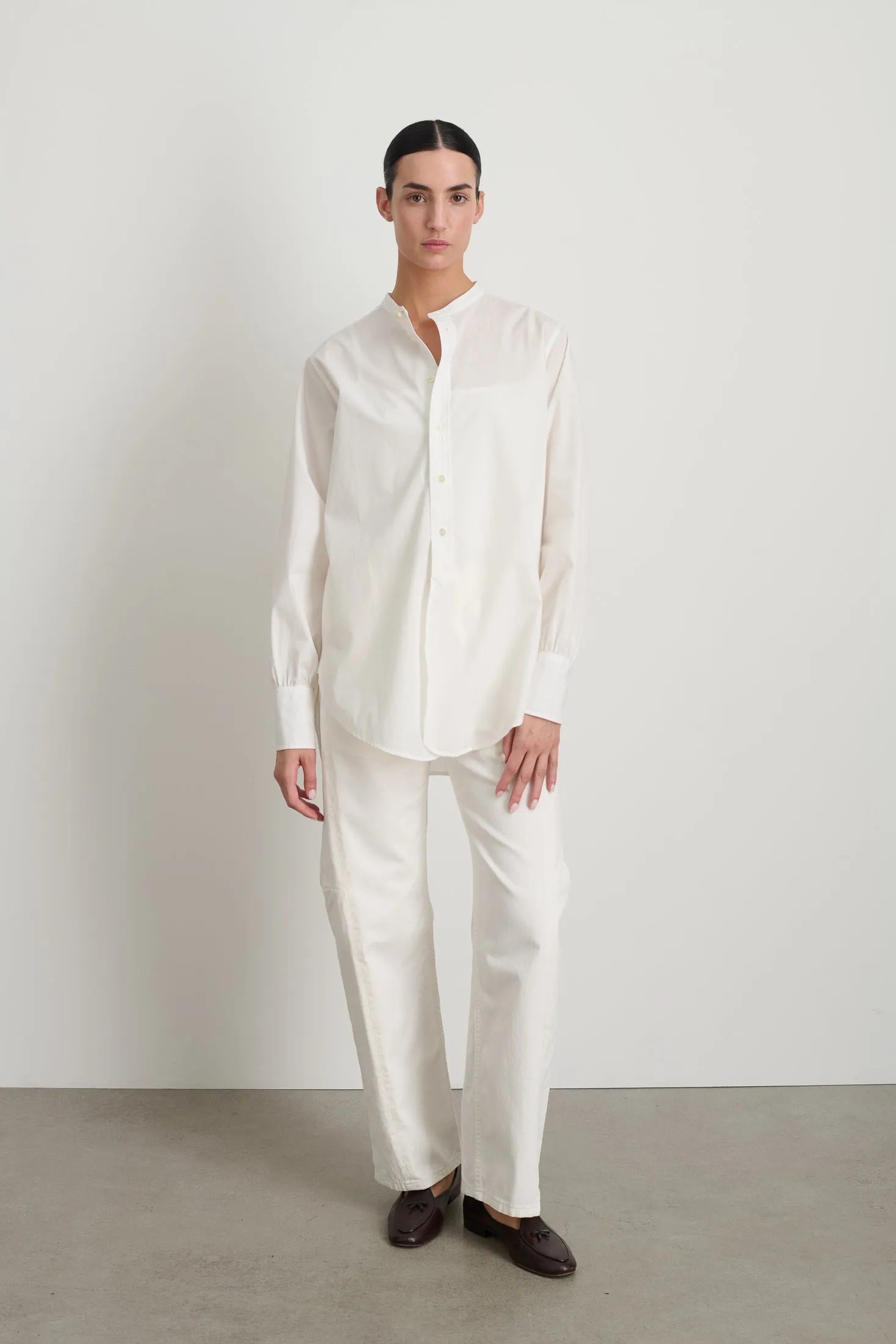 Marta Shirt Tile White sold by B Sides Jeans