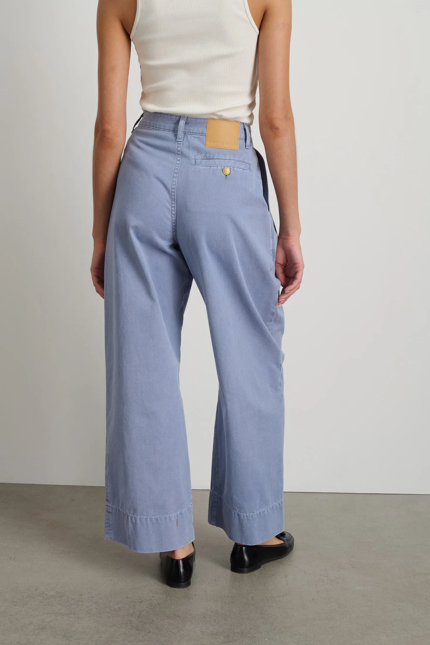 Martin Pleated Chino Pale Blue sold by B Sides Jeans product image thumbnail 5