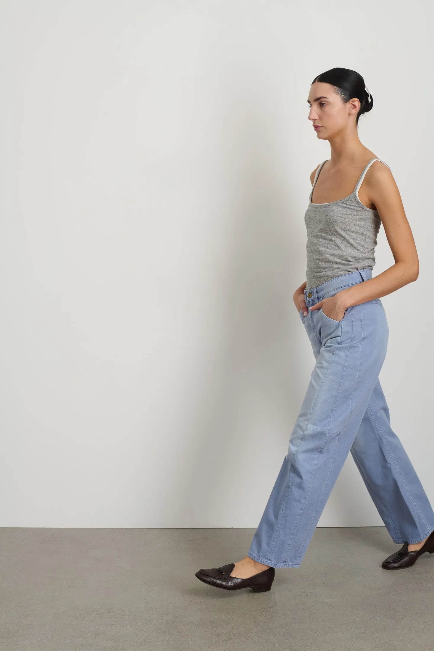 Lange Lasso Chino Pale Blue sold by B Sides Jeans product image thumbnail 2